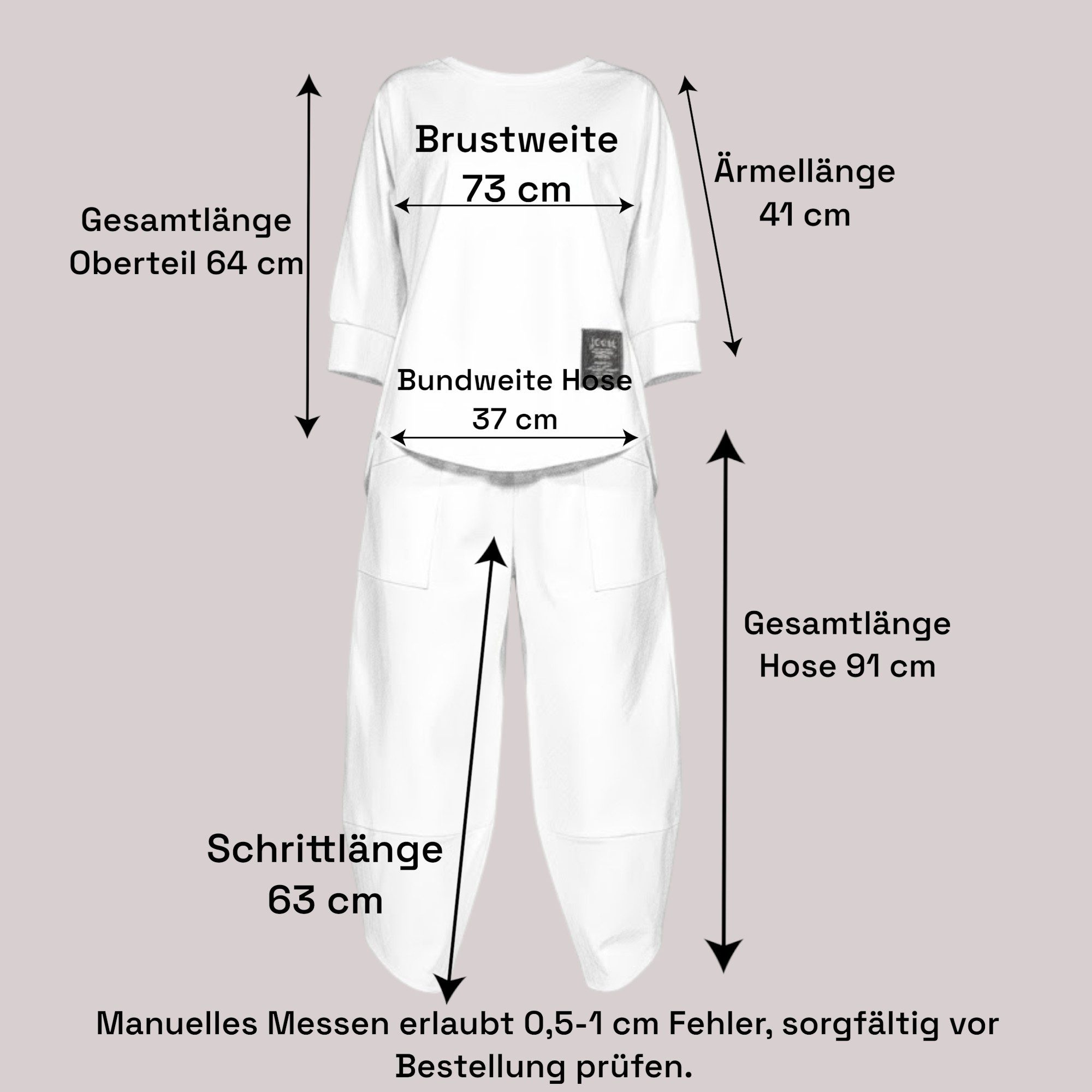 simaranda Jogginganzug Damen Jogginganzug 6172 36-42 Schwarz