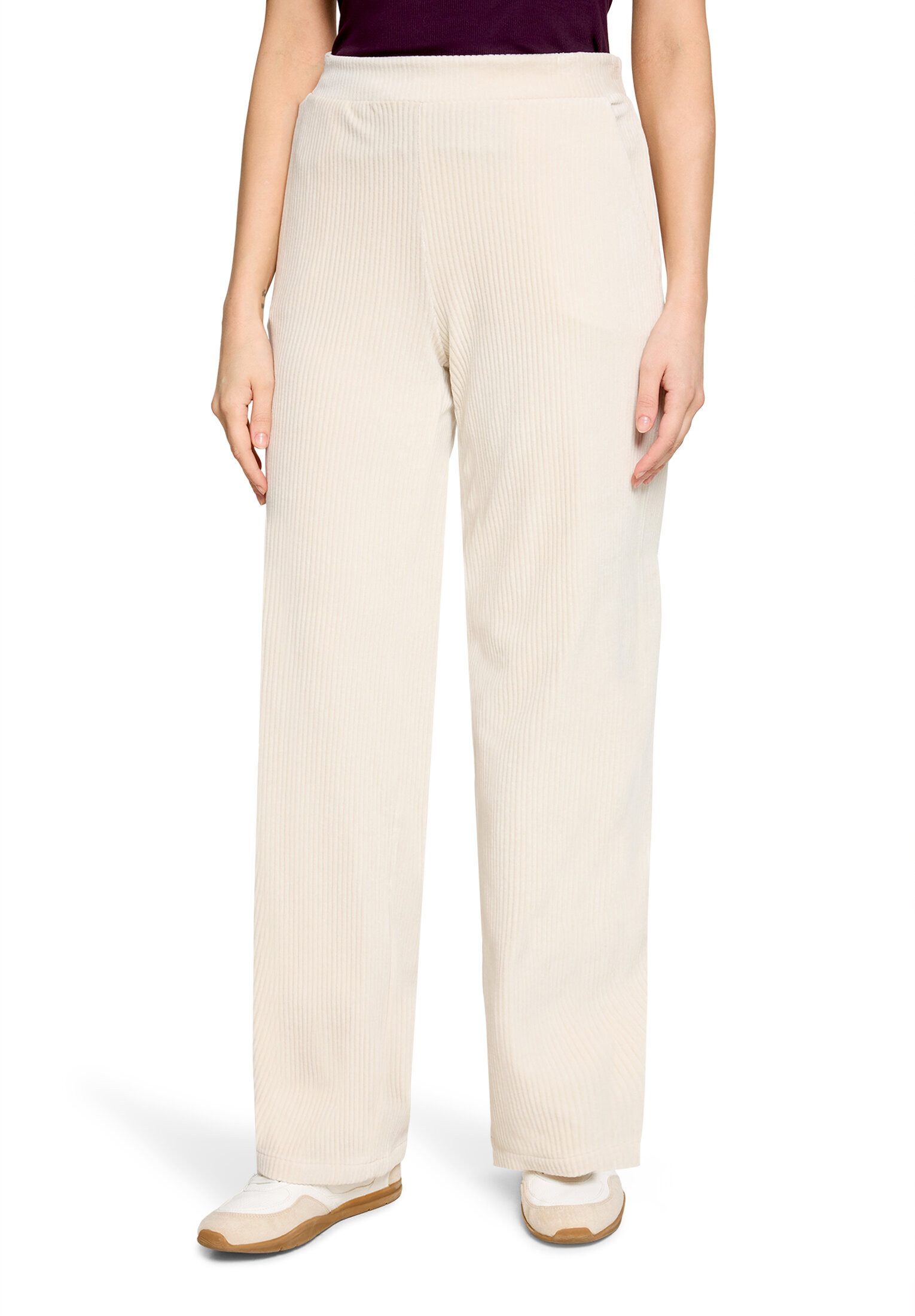 Cartoon Palazzohose Damen mit Eingriffstasche