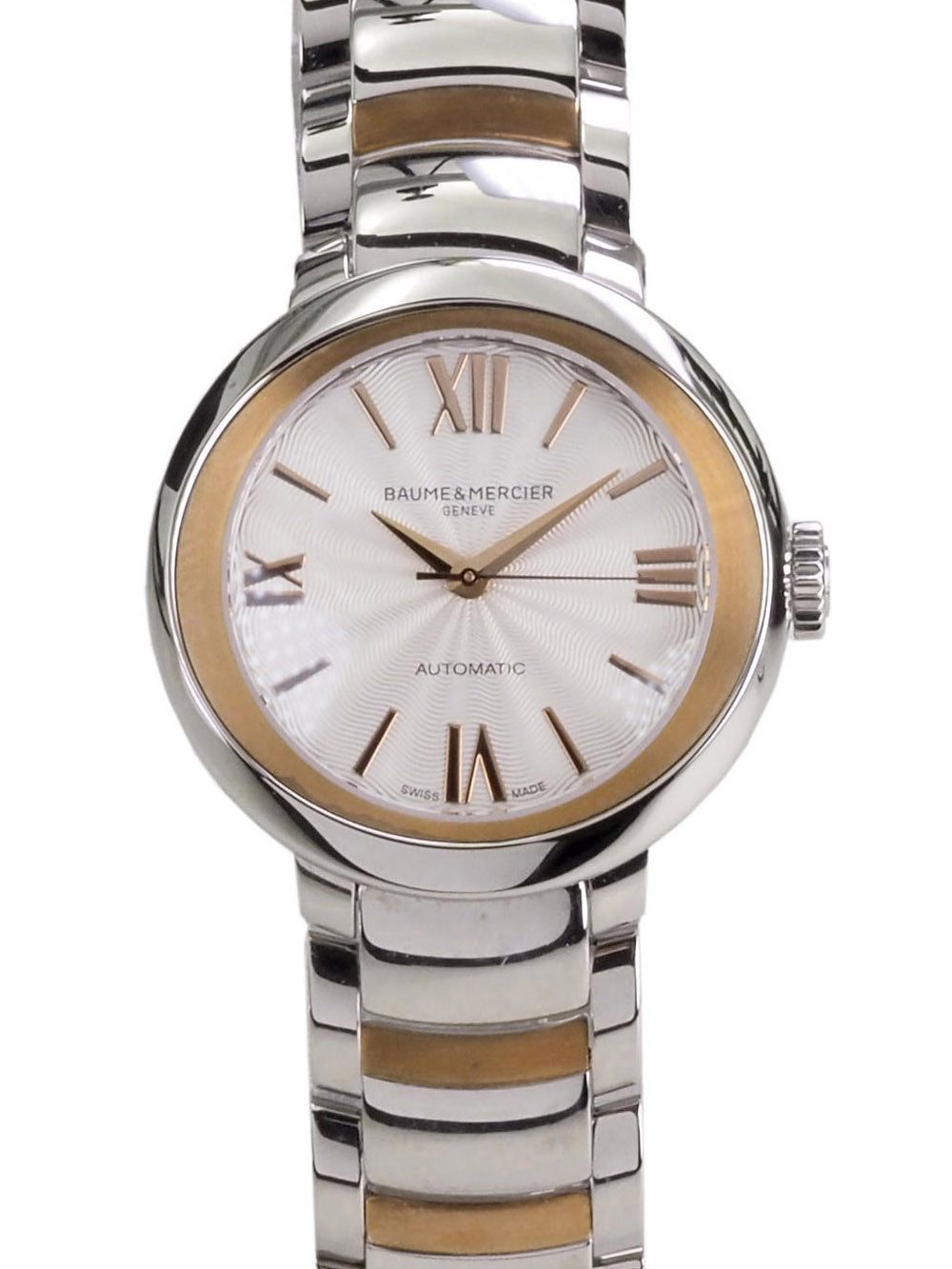 Baume & Mercier Automatikuhr Swiss Made Damen Uhr M0A10183 Promesse M Ø 30 mm Promesse, 750 Rosegold 18 Karat