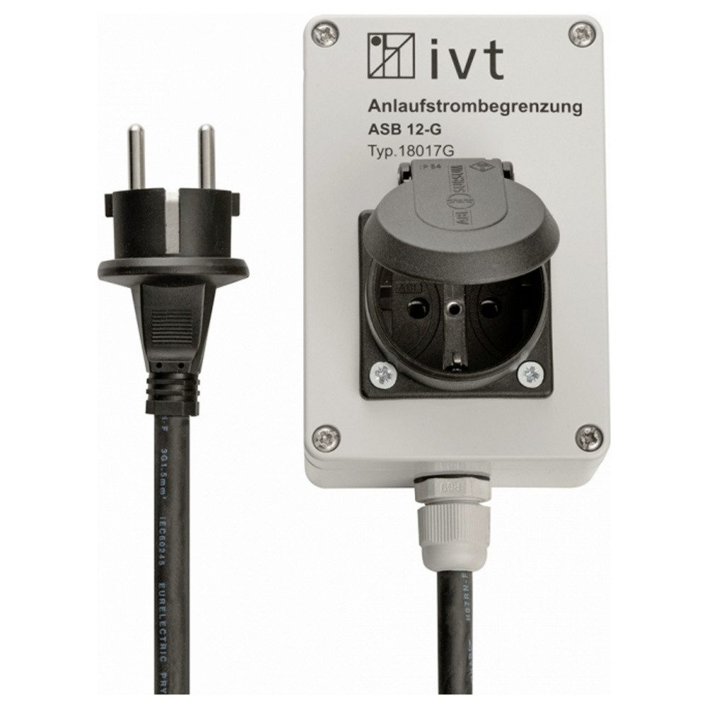 IVT Stromstoßschalter IVT 18017-G Anlaufstrombegrenzung ASB 12-G Weiß IP44