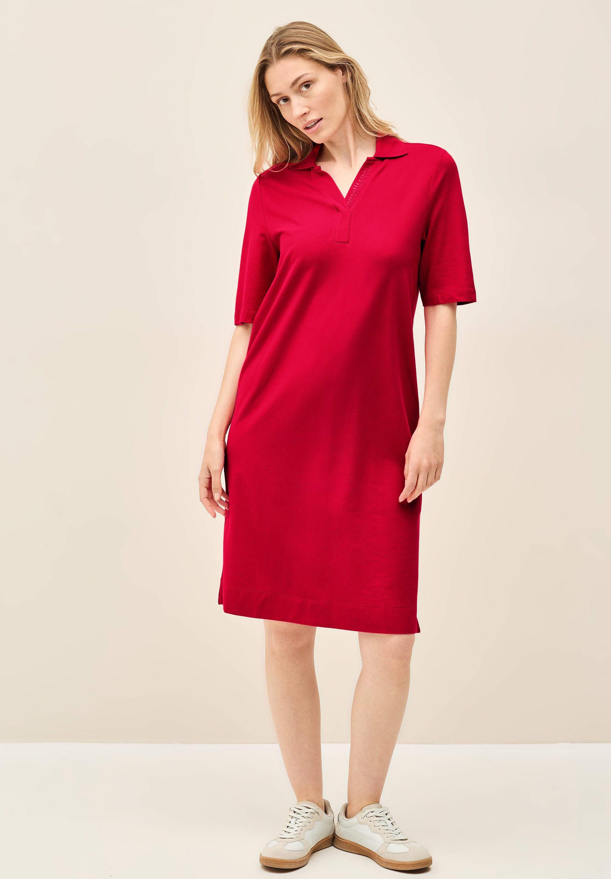 CECIL Polokleid Sommerkleid mit Schriftzug günstig online kaufen