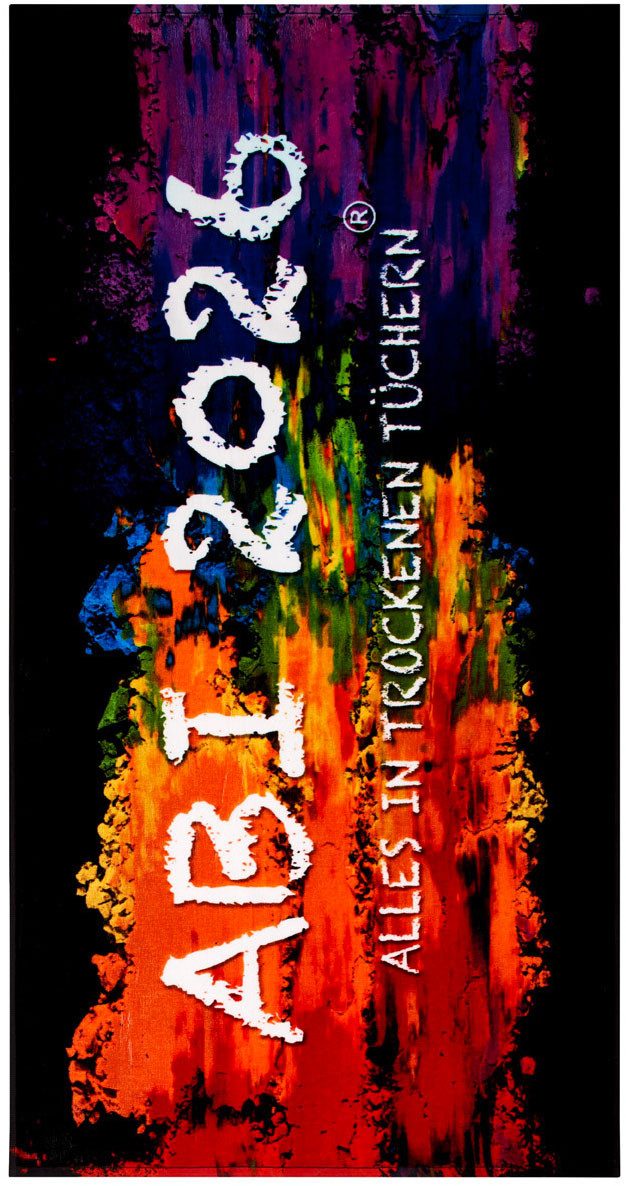 Egeria Strandtuch ABI 2026, Frottiervelours (1-St), 75x150 cm, "ABI 2025-Alles in trockenen Tüchern", Velours