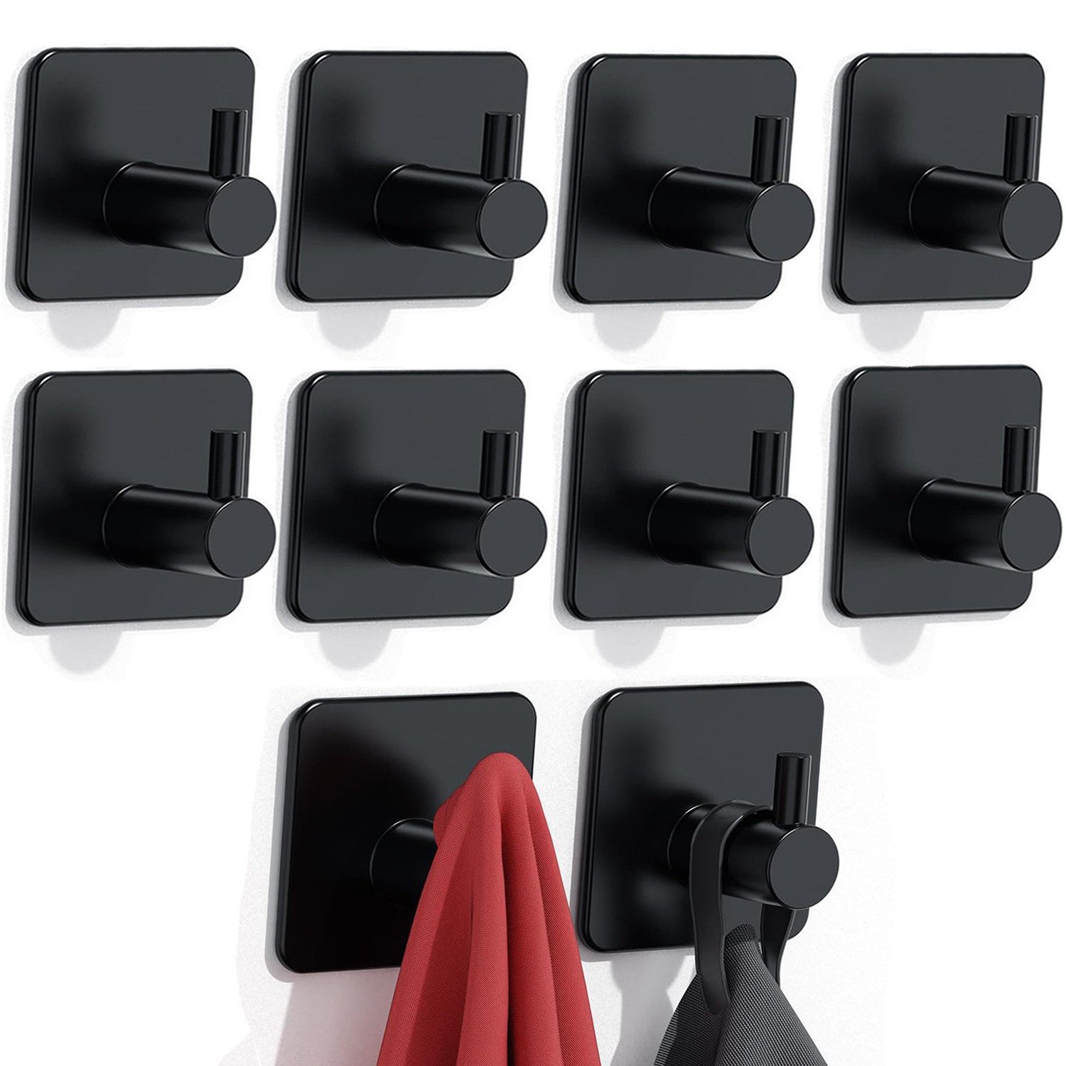 Refined Living Handtuchhaken Handtuchhalter ohne Bohren,5er/10er günstig online kaufen