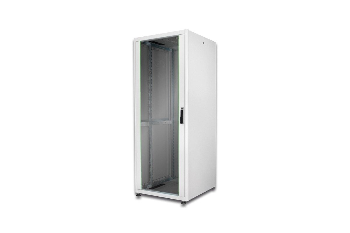 ASSMANN Netzwerkschrank DIGITUS Netzwerkschrank 19-; 42HE; Grau; Glastür, 2040x800x800