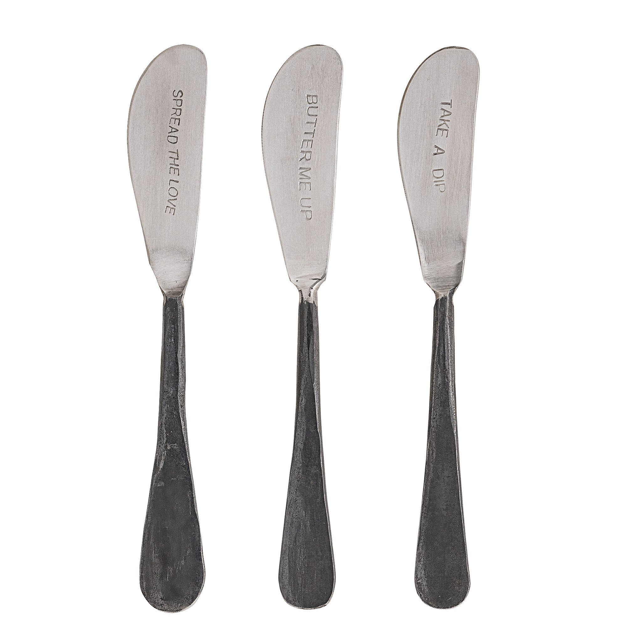 Buttermesser BloomingvilleFabricio Buttermesser, Silber, 3er Set