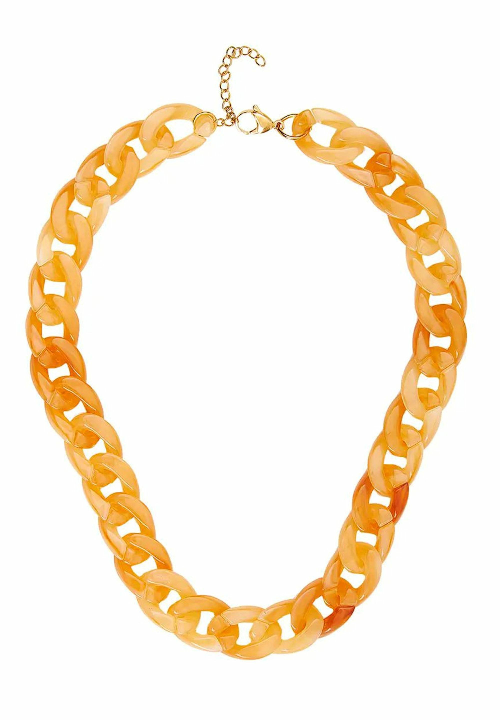 Gemshine Kette ohne Anhänger Bernstein Links, Europäischer Schmuck: Qualität liebevoll hergestellt