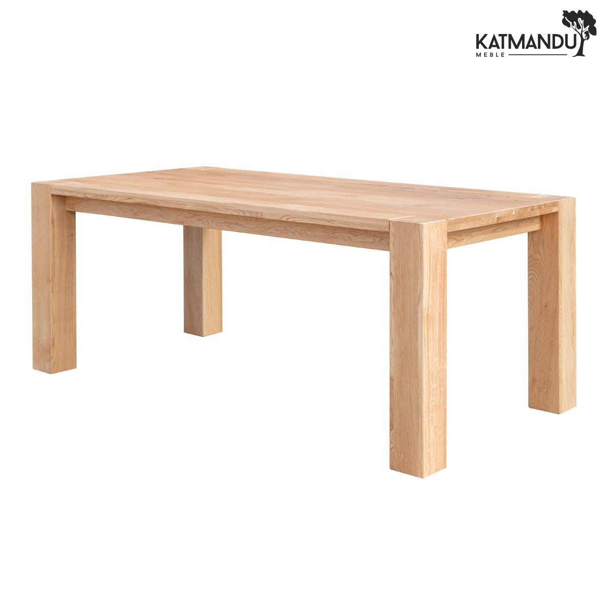 Katmandu Esstisch Esstisch Siena 200 × 100 cm Eiche – Massiver Eichenholztisch, geölt &