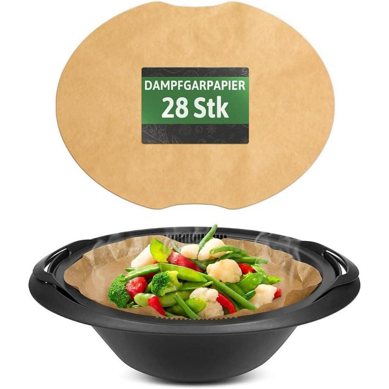 LuxusKollektion Backpapier Dampfgarpapier Varoma Thermomix TM6 TM5 TM31 28 Stück