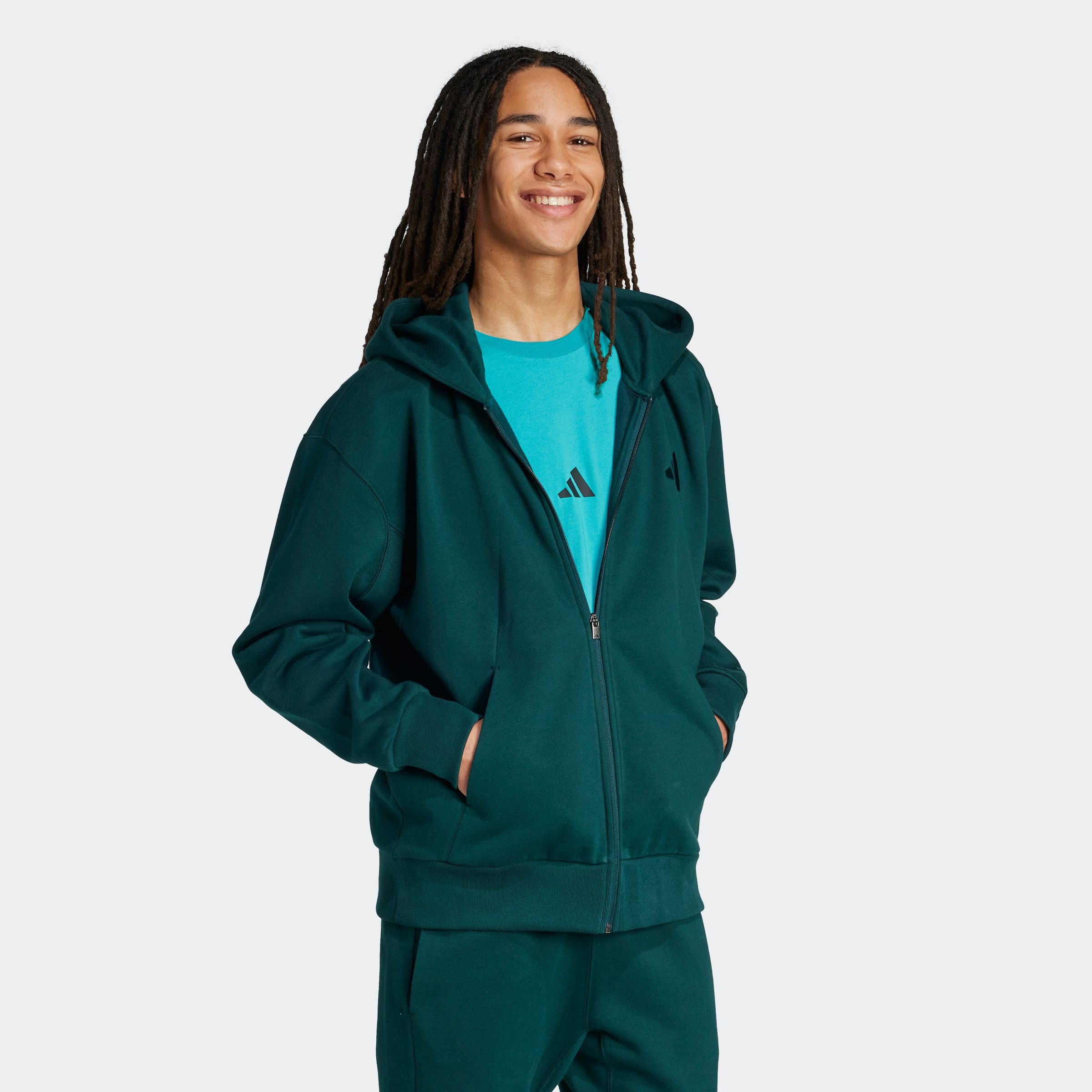 adidas Sportswear Kapuzensweatshirt M A SZN FL FZ Kapuzenjacke mit Reißvers günstig online kaufen