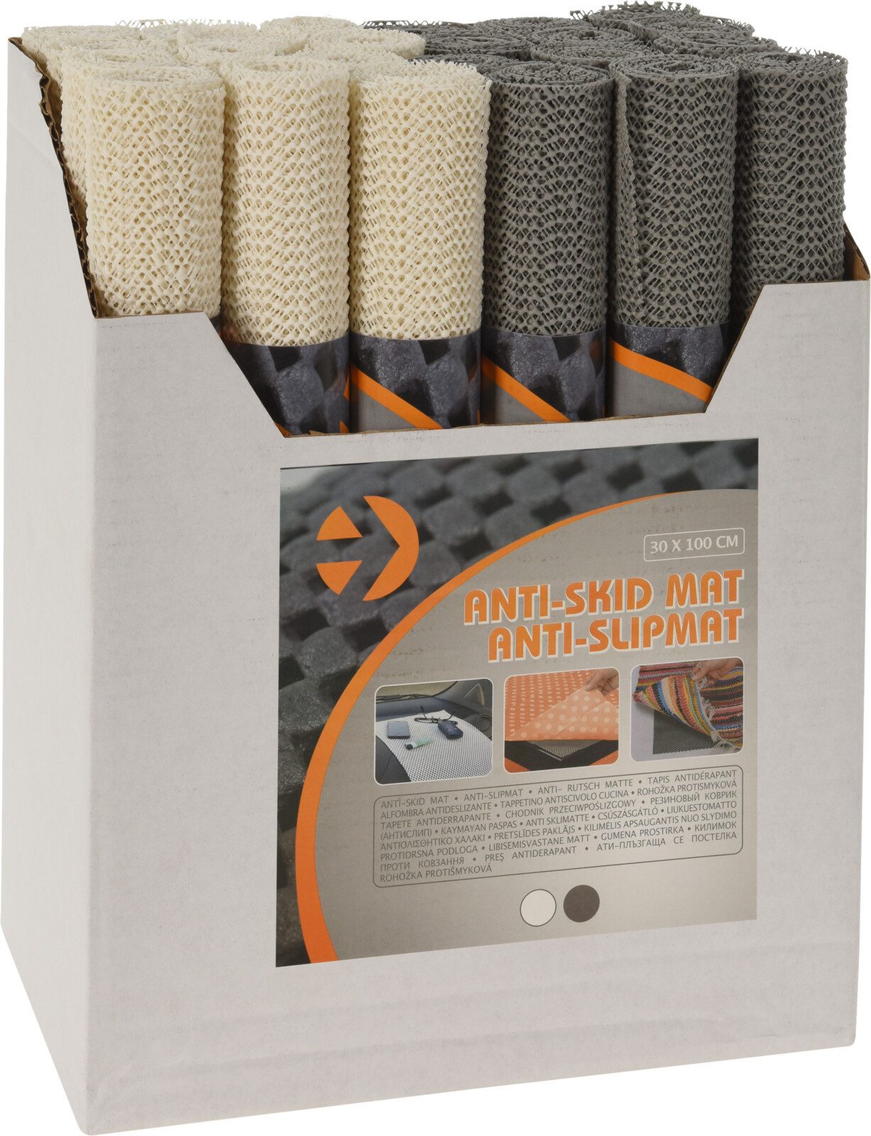 Koopman Schubladenmatte Antirutsch Matte 100 x 30 cm Schublade 2 er Set (Set, 2 St., Packung), 2er Set, Teppichunterleger, Anti-Rutsch Matte, Tischunterlage, Matte