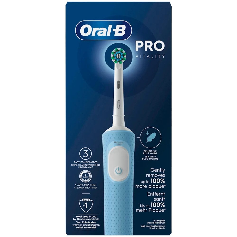 Braun Elektrische Zahnbürste Braun Oral-B Vitality Pro D103 Zahnbürsten Blau