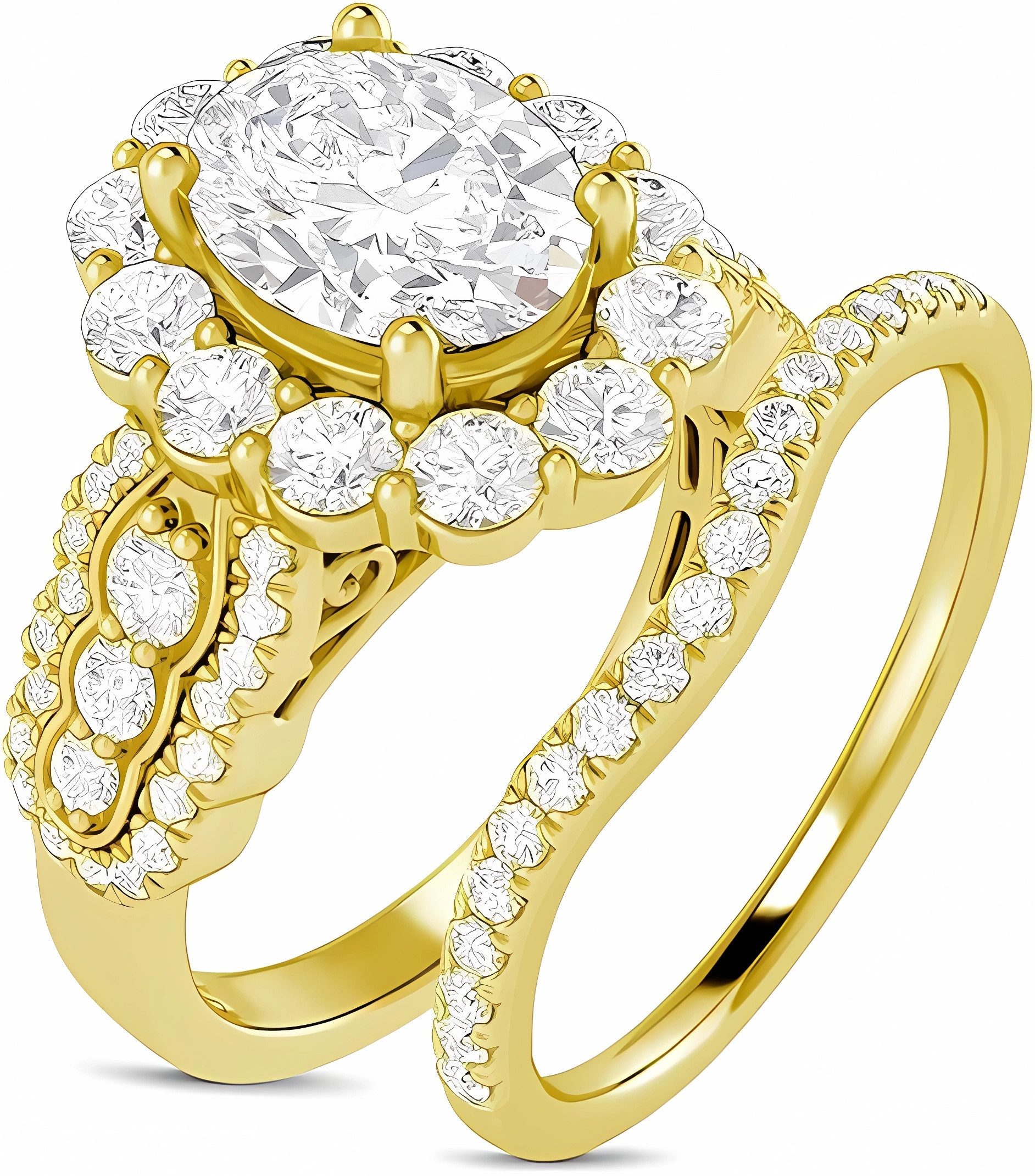 Jumpeak Diamantring Ring Gold Damen 585 günstig online kaufen
