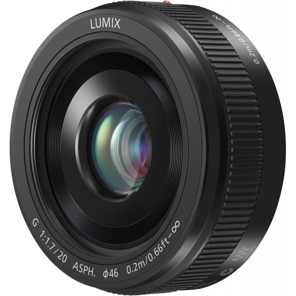 Panasonic Lumix G 20mm II Pancake 1,7 - Objektiv - schwarz Festbrennweiteobjektiv