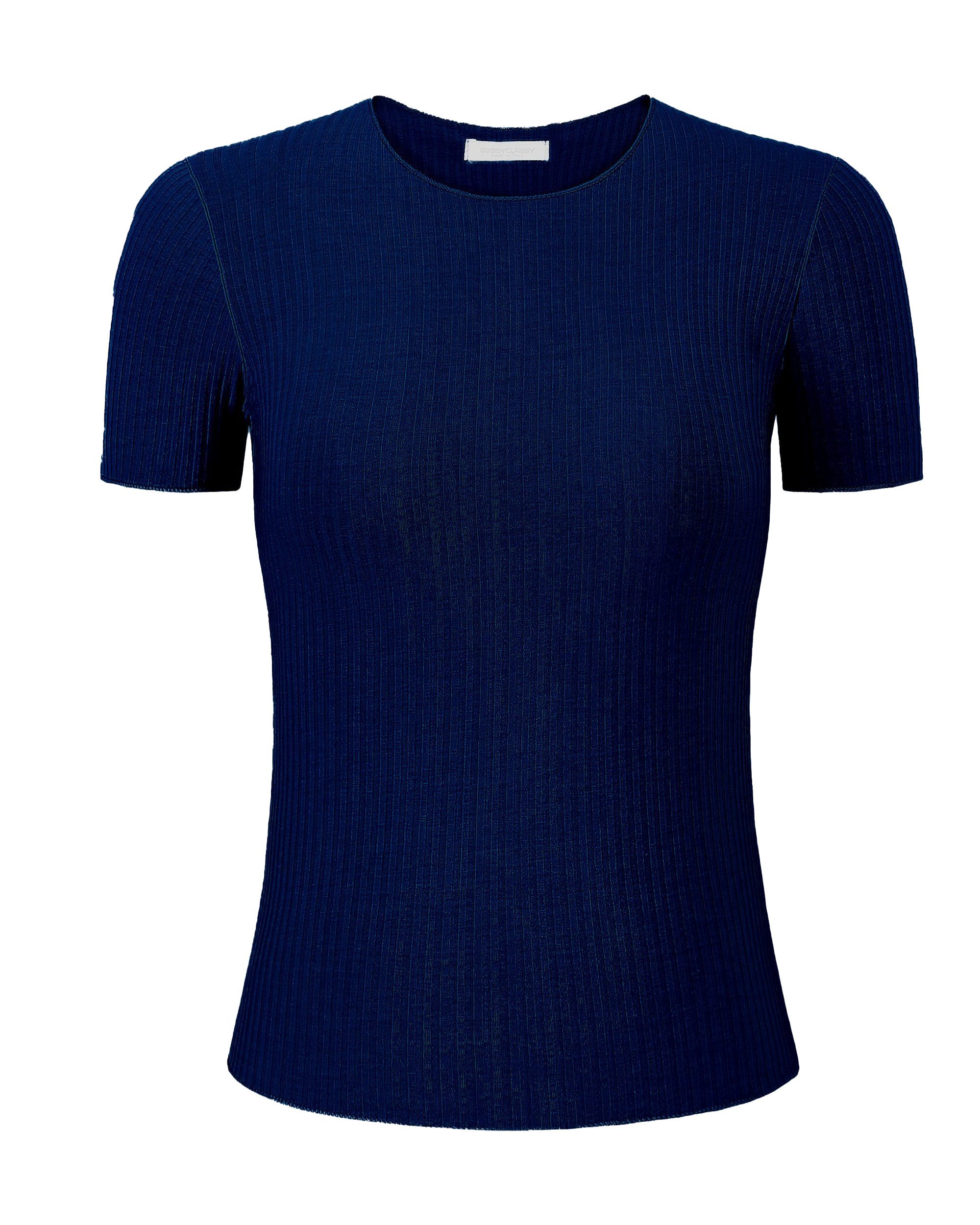SASSYCLASSY Kurzarmshirt Geripptes T-Shirt Damen mit günstig online kaufen