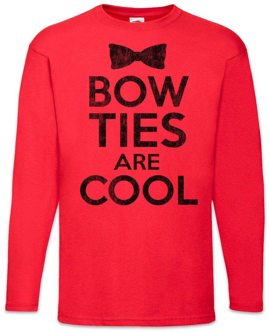 Langarmshirt Bow Ties Are Cool Langarm T-Shirt Fliege Krawatte Neck Tie Anzug Suit