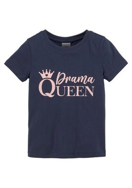 KIDSWORLD T-Shirt Sprücheshirt für kleine Mädchen, DRAMA QUEEN