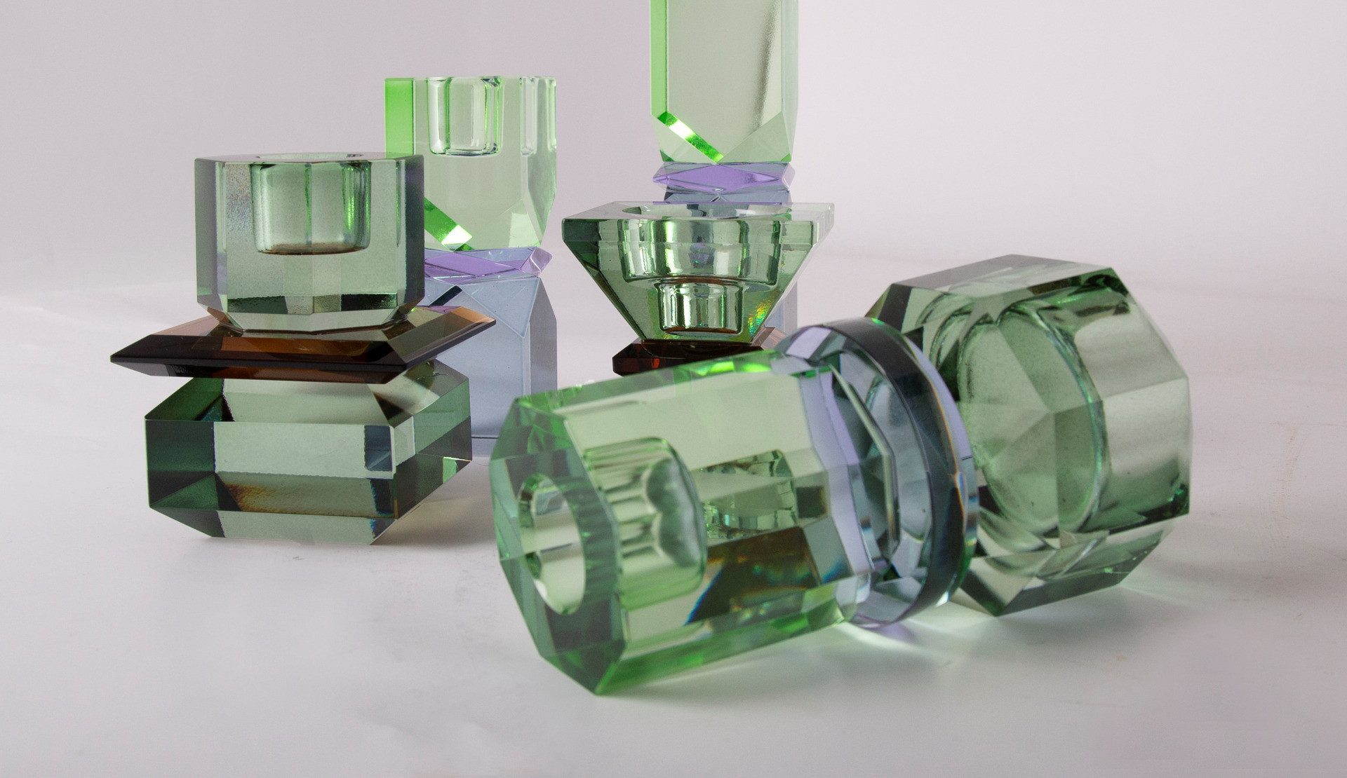 EJA International Kerzenhalter Kristall - Braun, günstig online kaufen