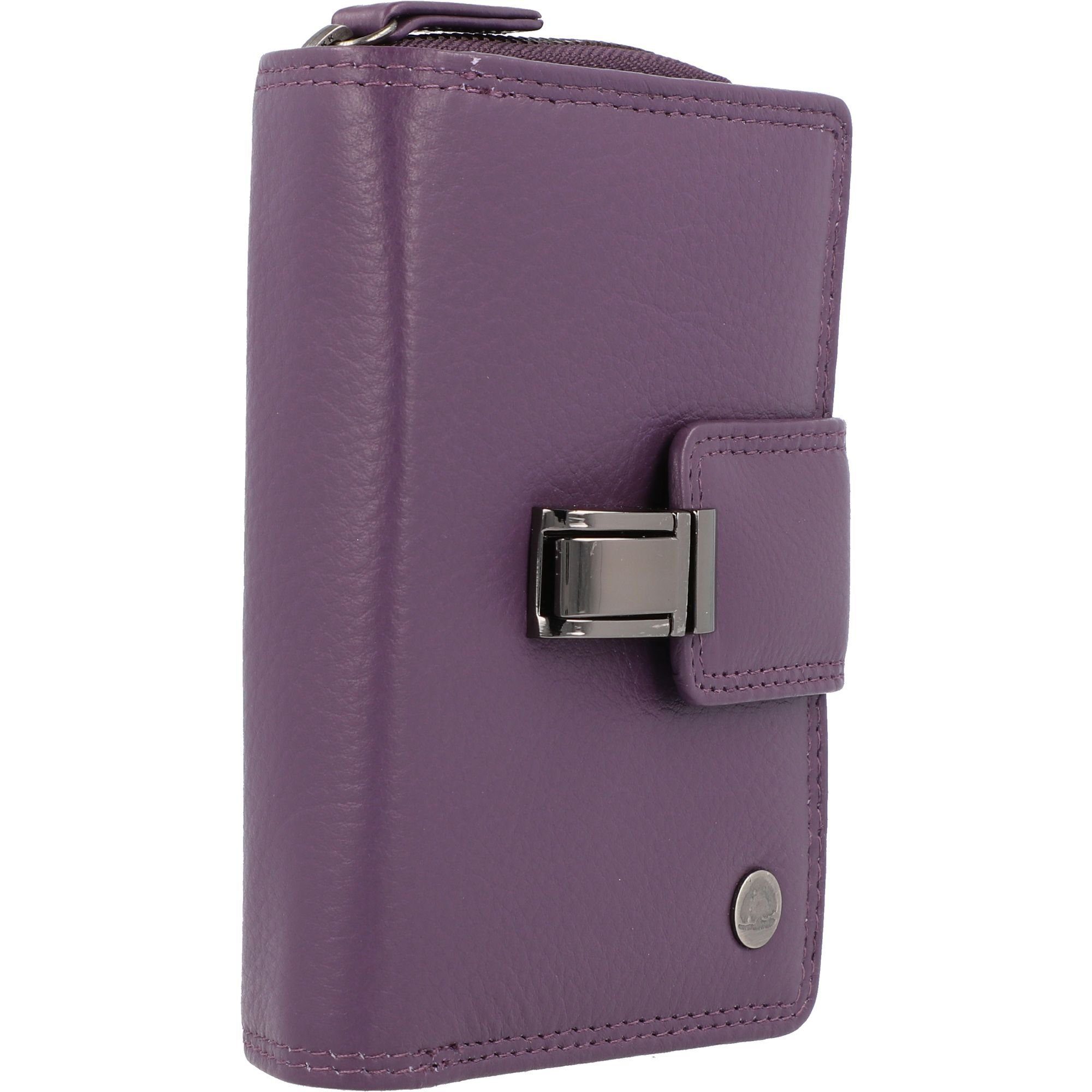 Greenburry purple Leder Spongy, Geldbörse