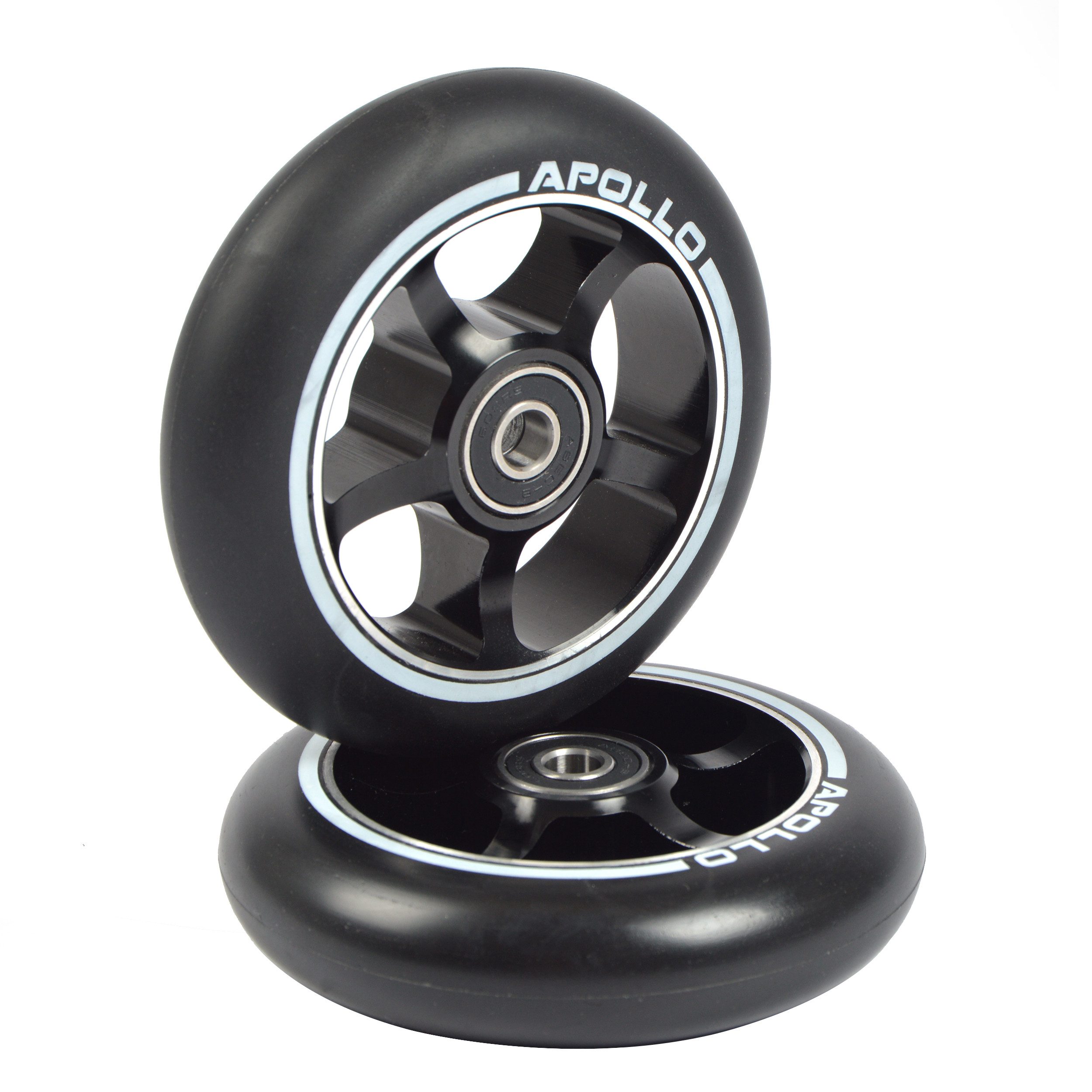 Apollo Stuntscooter Stunt Scooter Ersatzräderset Pro Wheels - ABEC9 Kugellager, ABEC-9-Kugellager, Set aus 2 Rädern