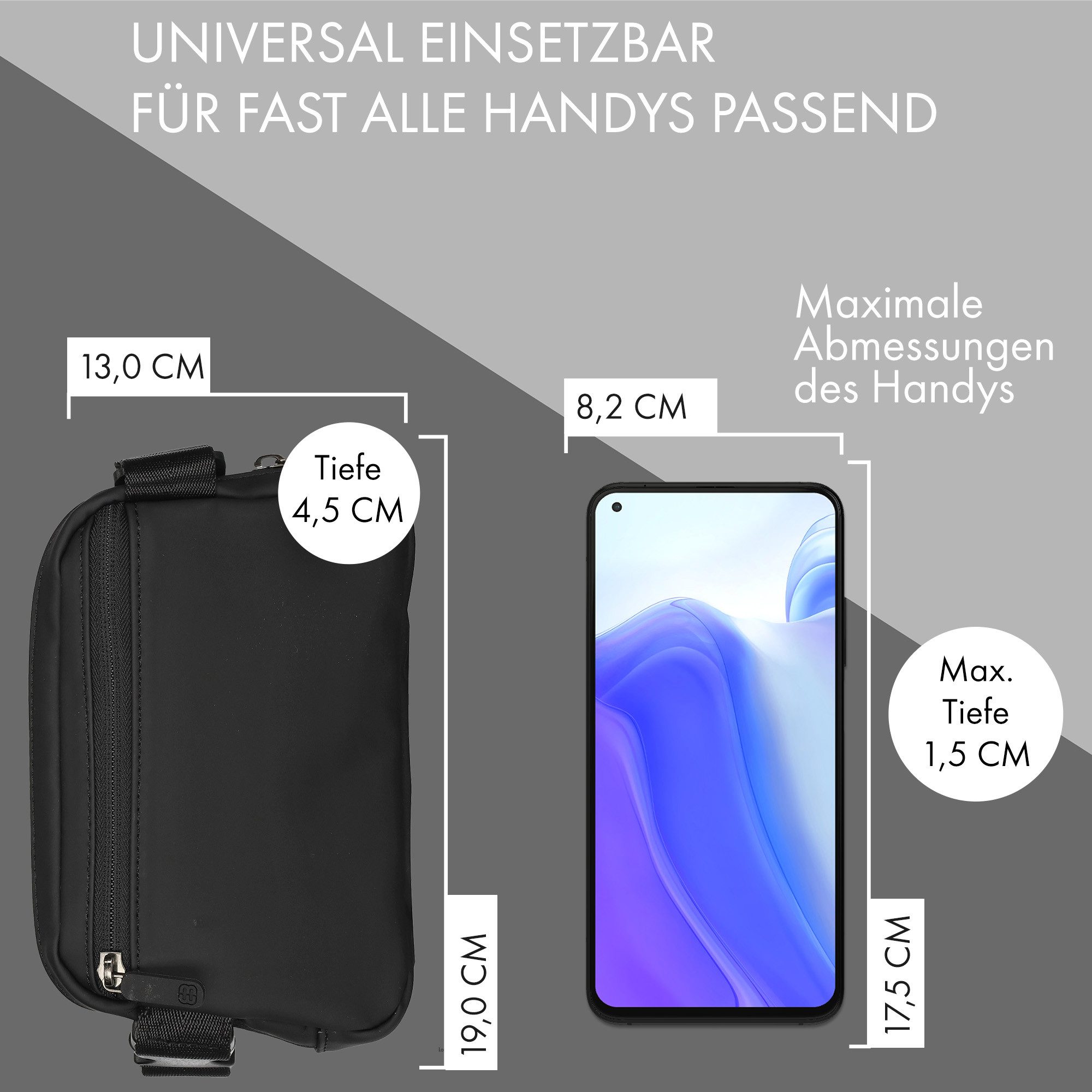 Enrico Benetti Gürteltasche Hipbag Damen Umhängetasche Bauchtasche Bodybag günstig online kaufen