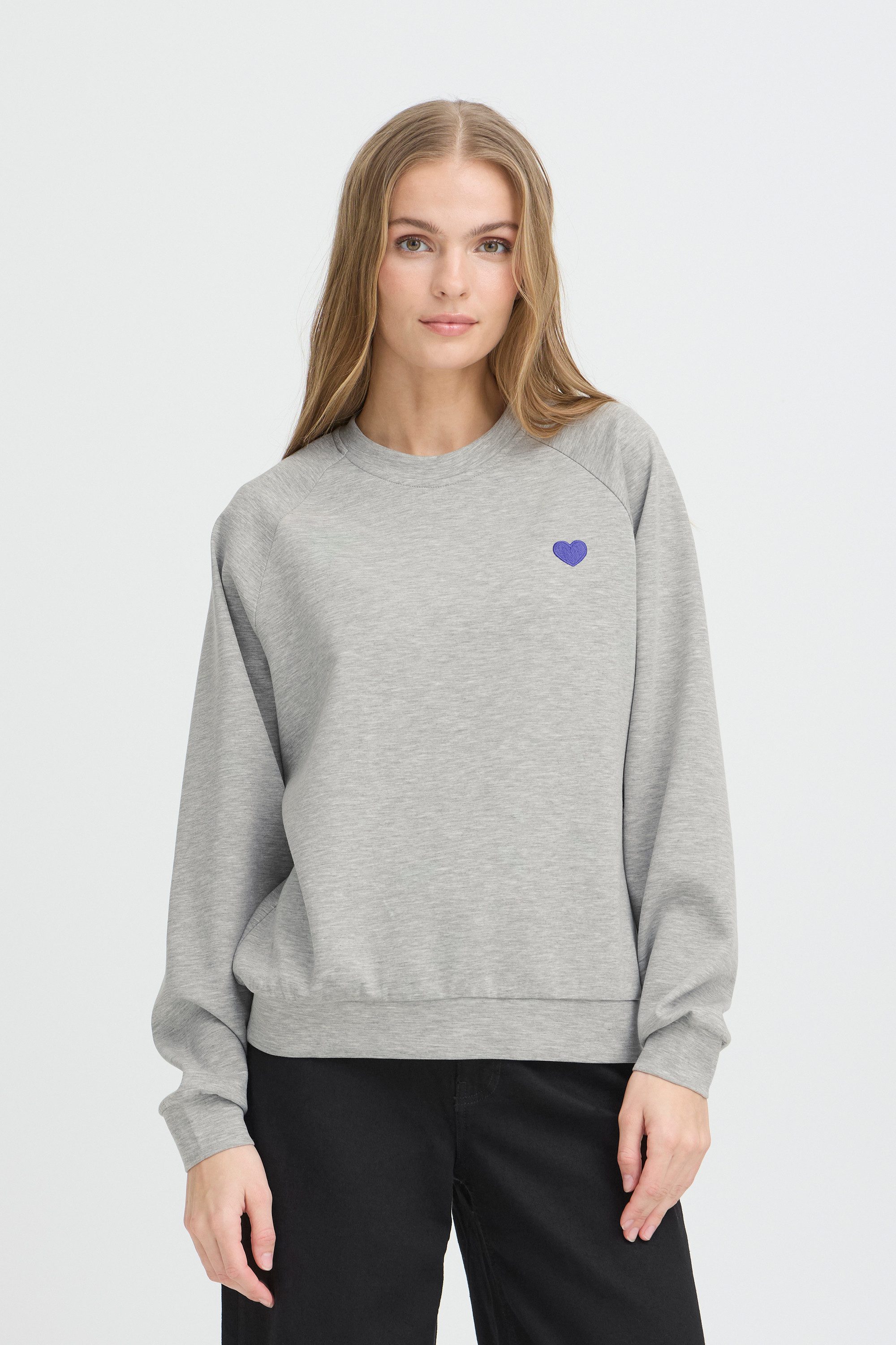 Ichi Fleecepullover Sweatshirt IXSVALA