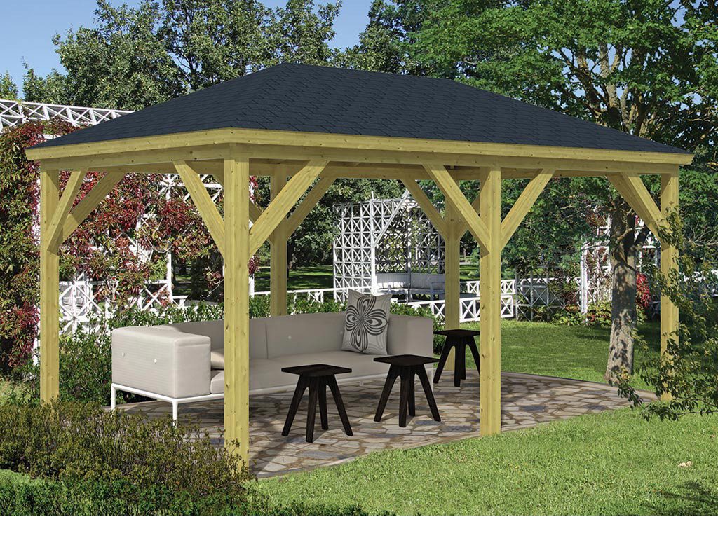 Woodtex Pavillon WOODTEX Pavillon Grande 490×290 cm