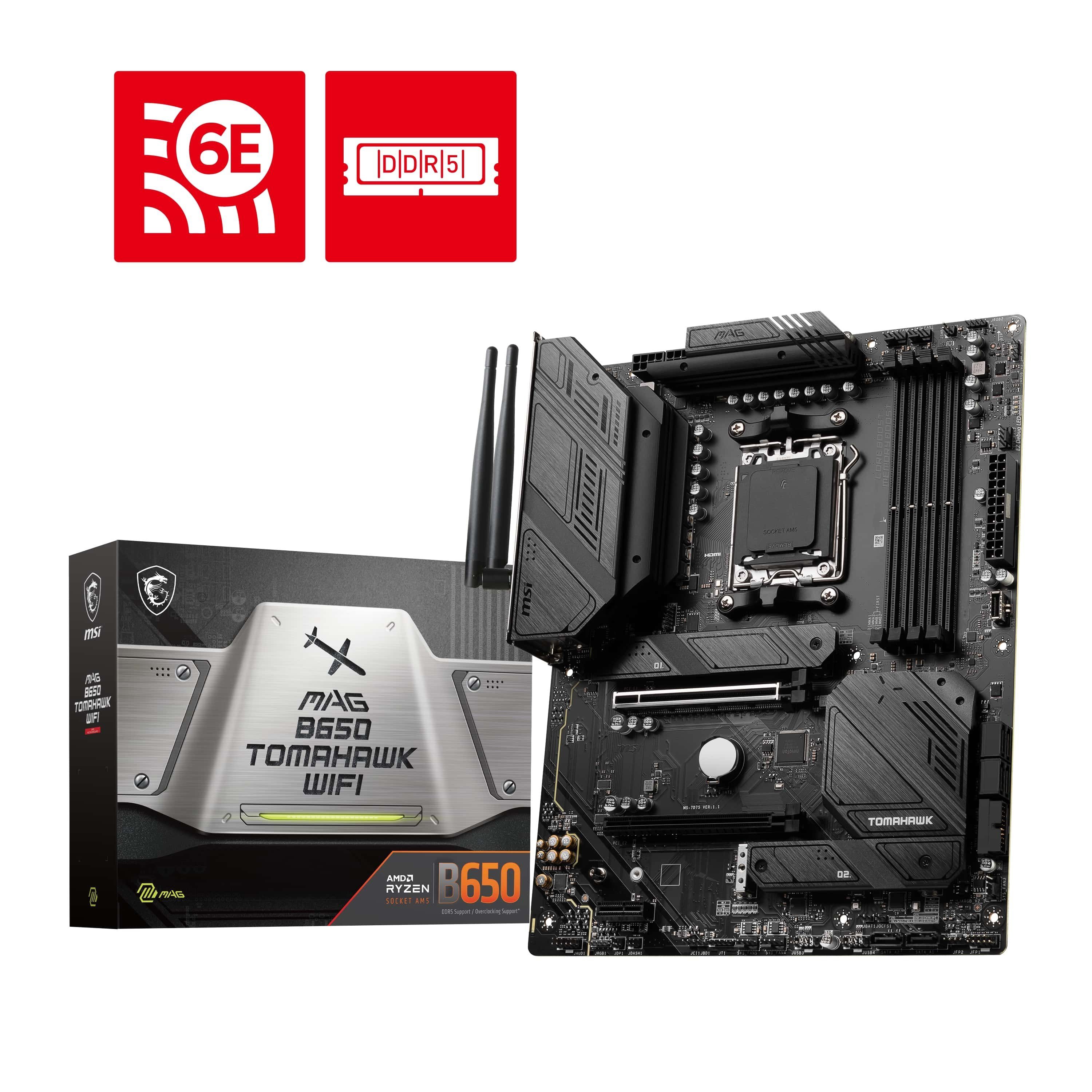 MSI MAG B650 TOMAHAWK WIFI Mainboard LED-Beleuchtung