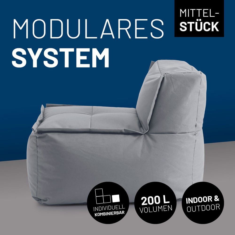 Lumaland Sitzsack In- & outdoor Sofa individuell kombinierbar mit dem Modul günstig online kaufen