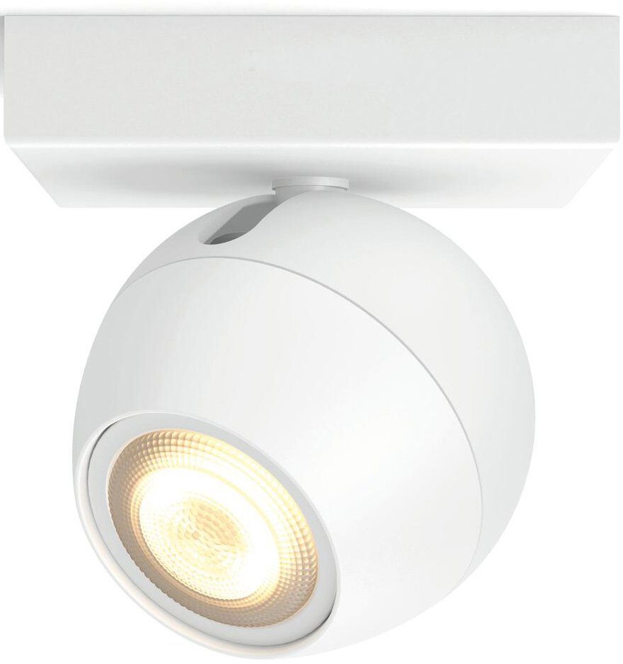 Philips Hue LED Flutlichtstrahler Dimmfunktion, Leuchtmittel Buckram, Warmweiß wechselbar