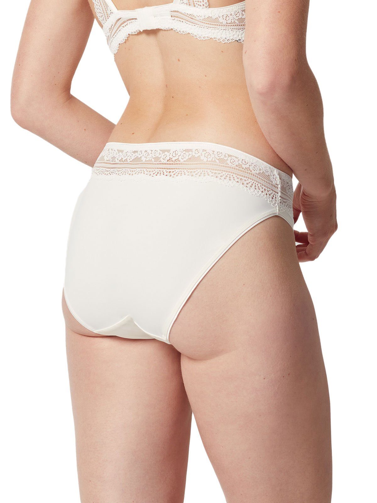 HUBER Taillenslip Damen Taillenslip hautnah Micro Lace (Stück, 1-St) gerundeter Beinausschnitt