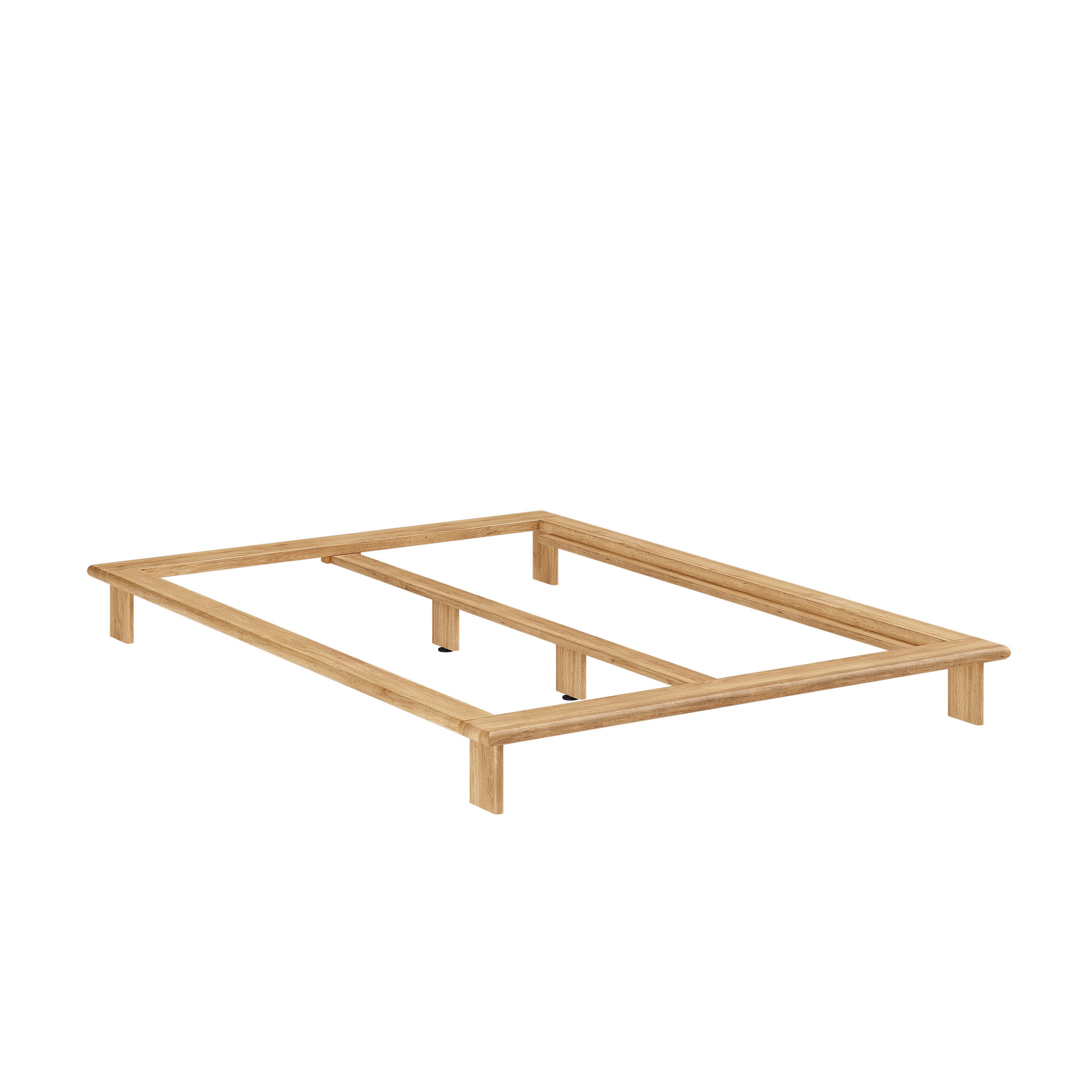 skølm Futonbett Skald aus Massivholz Eiche (Natur, 140x200 cm), Massivholzbett geölt & lackiert, auch in 180x200 cm verfügbar