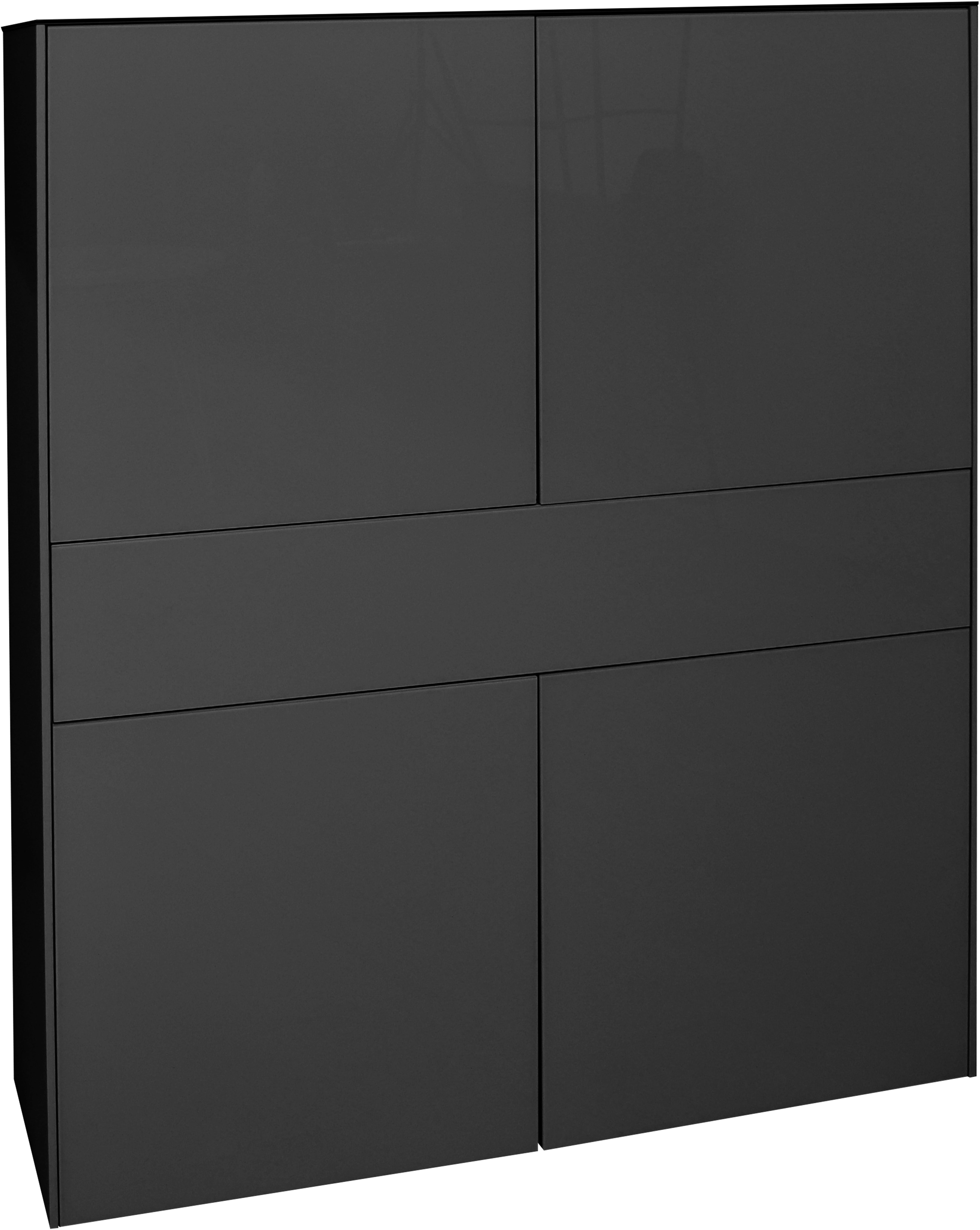 Mäusbacher Highboard Imola TOPSELLER! (OTTOs Choice), Mäusbacher Highboard, Breite 121 cm, mit Glasfront und Glasoberplatte