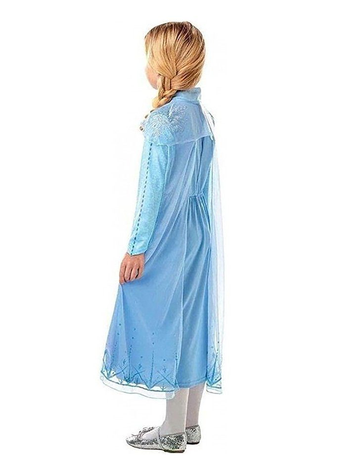 Rubie´s Prinzessin-Kostüm Die Eiskönigin 2 Elsa Reiseoutfit Kostüm Größe 98, Klassisches Märchenkleid aus dem ersten 'Frozen'-Film