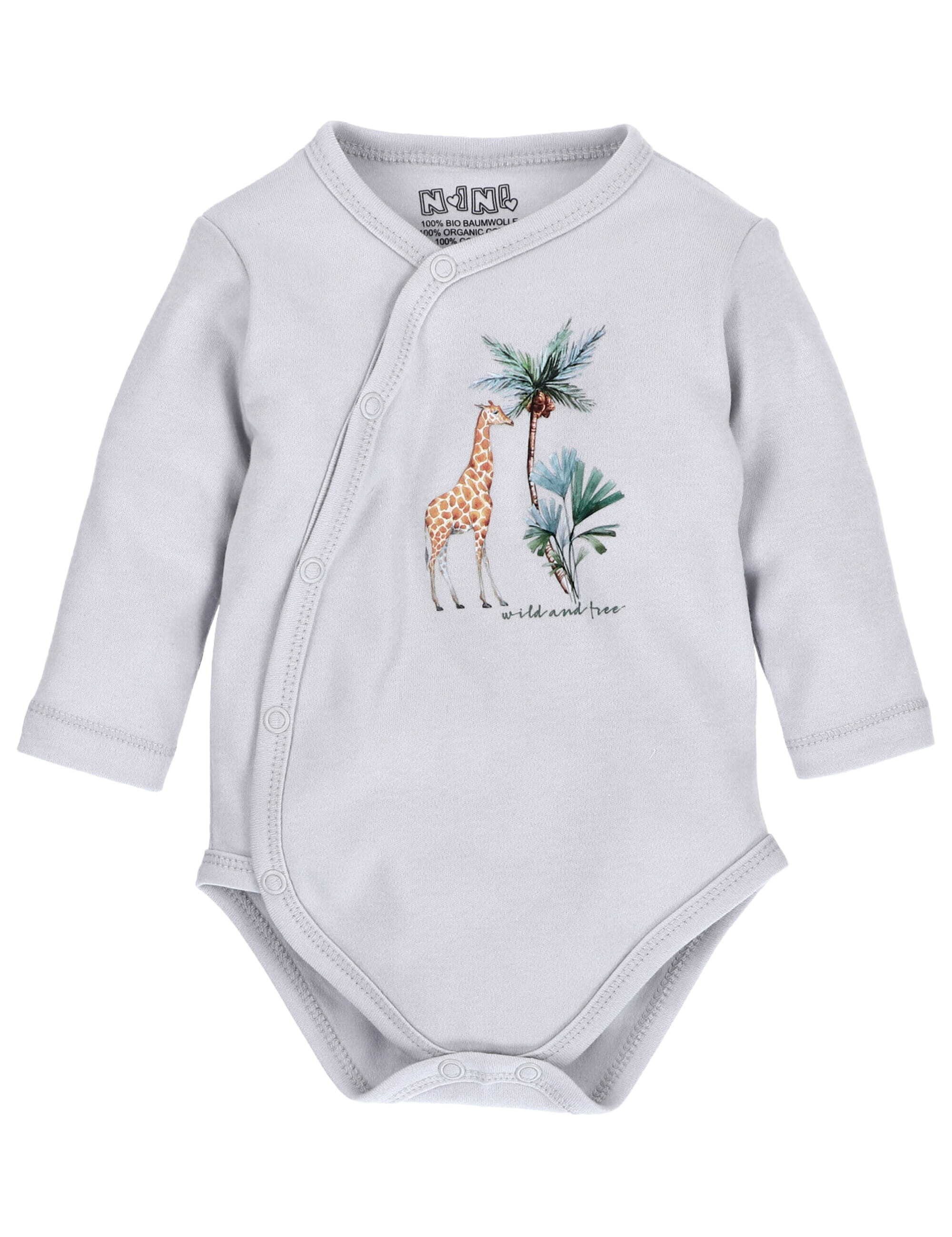 NINI Body Wickelbody Giraffe (1-tlg) 100% Baumwolle