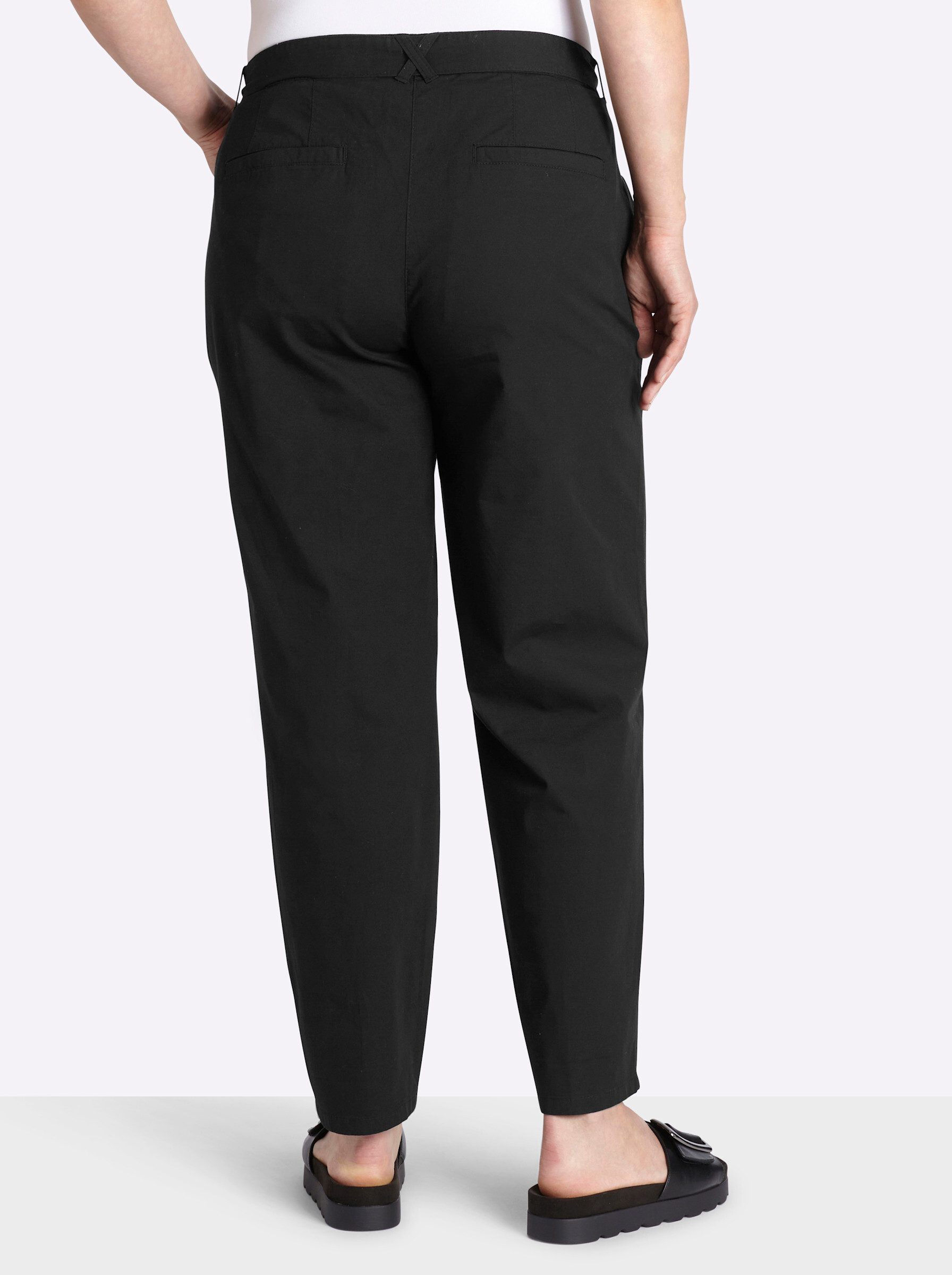 Sheego Jerseyhose Chinohose normal