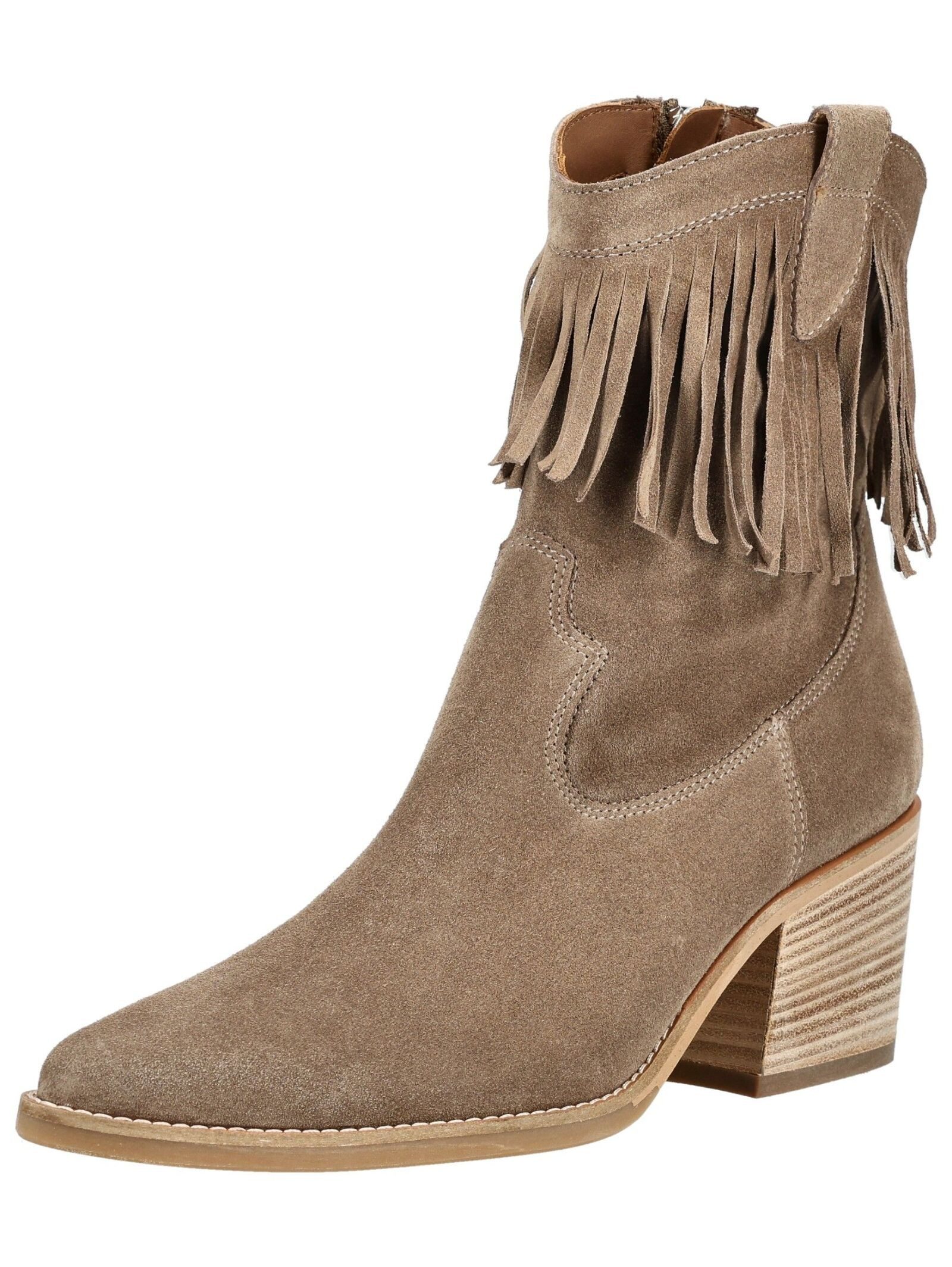 Paul Green Paul Green Stiefelette Veloursleder Bikerboots günstig online kaufen