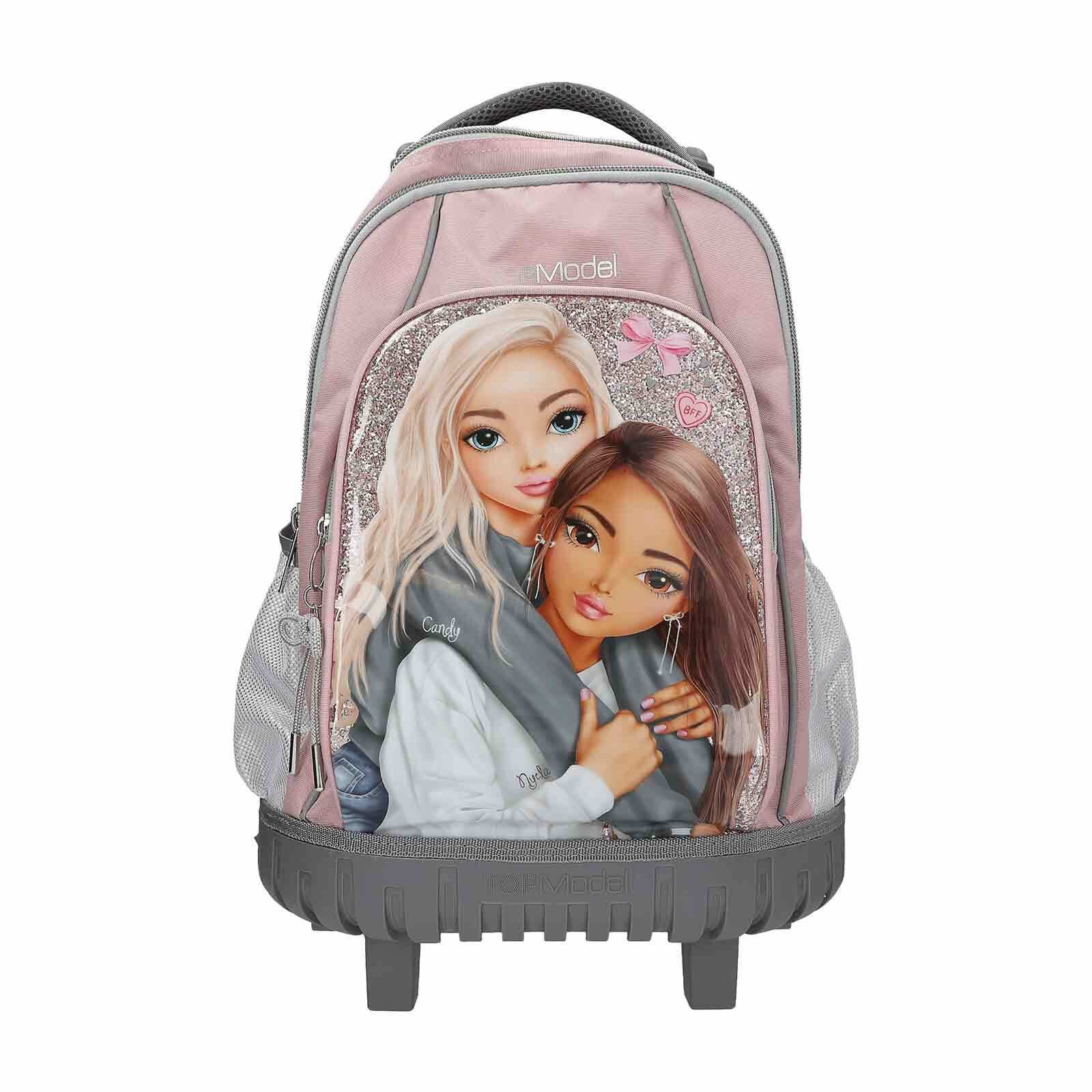 Depesche Kinderrucksack TOPModel Schulrucksack Trolley MY BFF (1 Rucksack, 1-tlg)