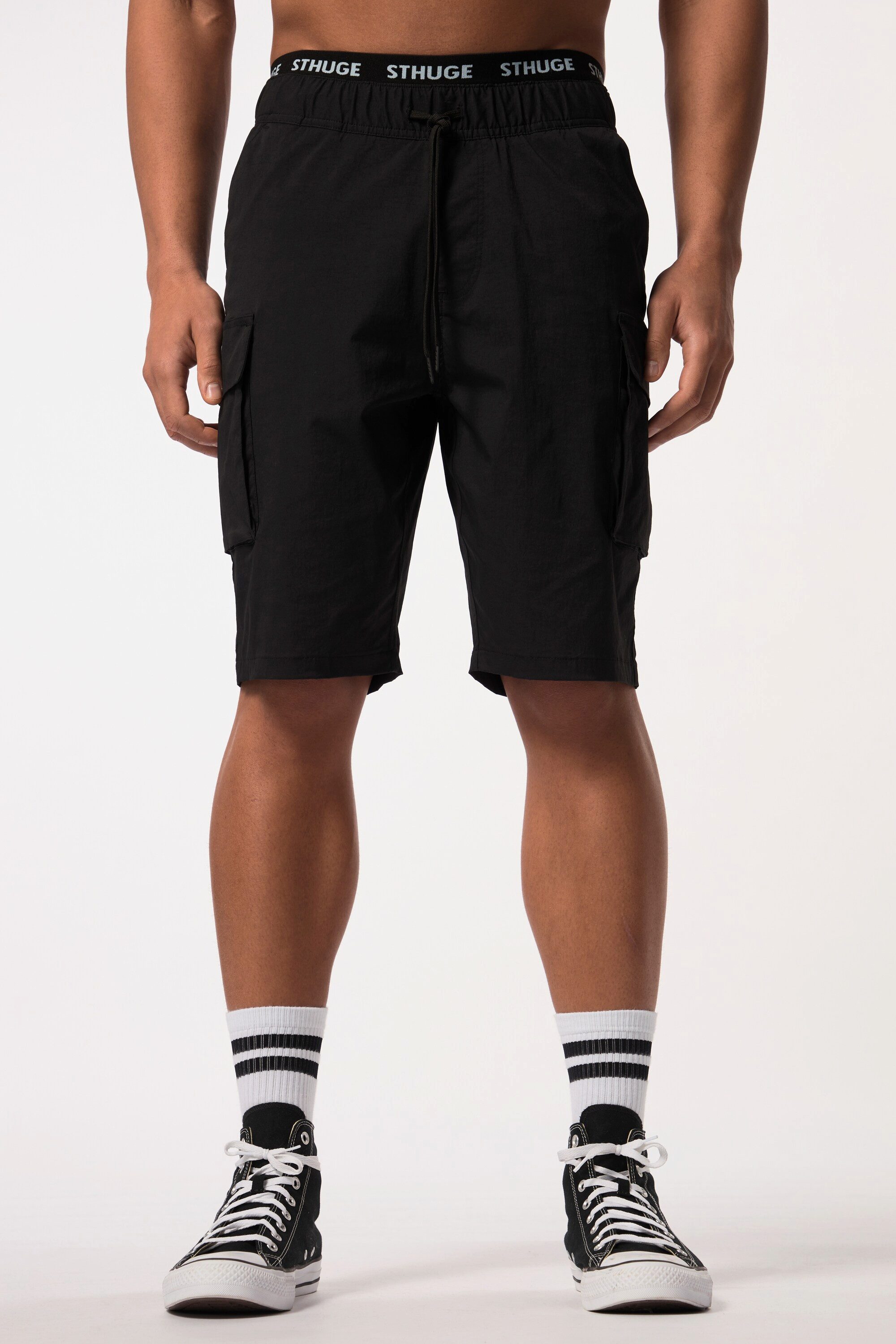 STHUGE Sweathose STHUGE Cargo-Bermuda Elastikbund Nylon günstig online kaufen