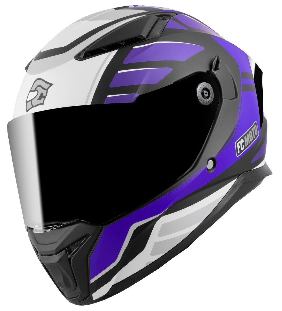 FC-Moto Motorradhelm FF130SV Cavion Helm, integriertes Sonnenvisier