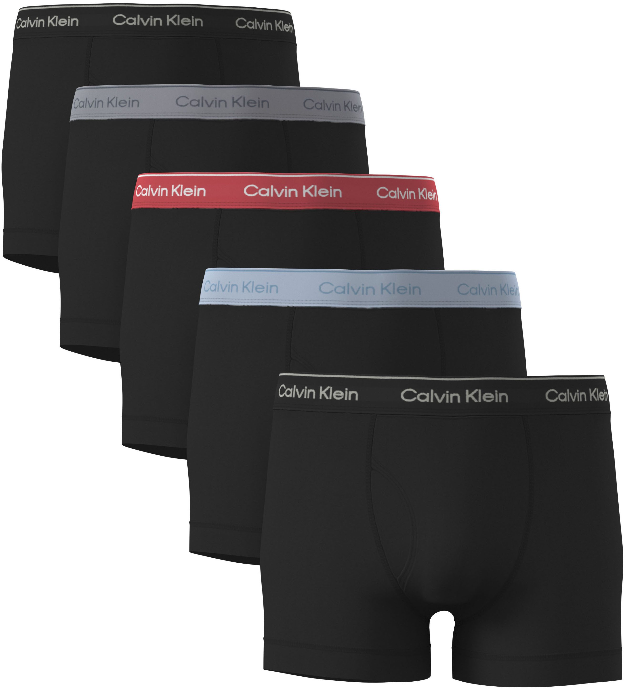 Calvin Klein Underwear Trunk TRUNK 5PK (Packung, 5-St., 5er-Pack) Mit elastischem Bund