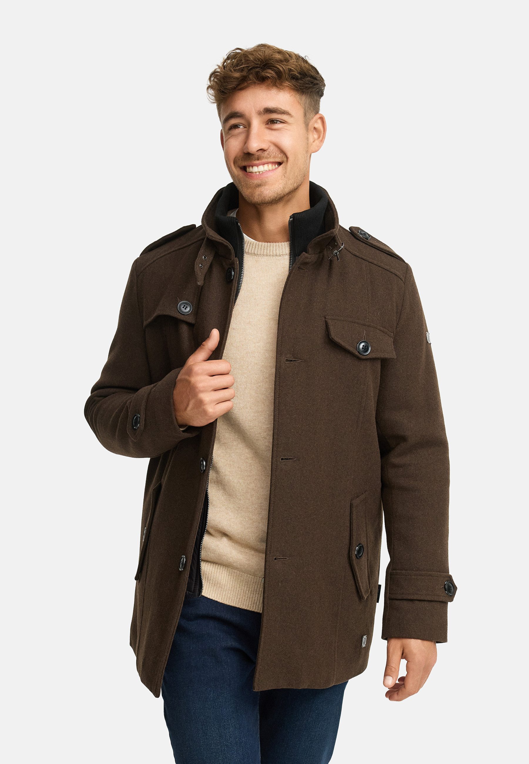 Indicode Kurzmantel Herren Brandon Mantel Winter Herrenmantel günstig online kaufen