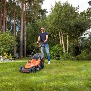 Black + Decker Elektrorasenmäher Rasenmäher BEMW471ES-QS, 38cm