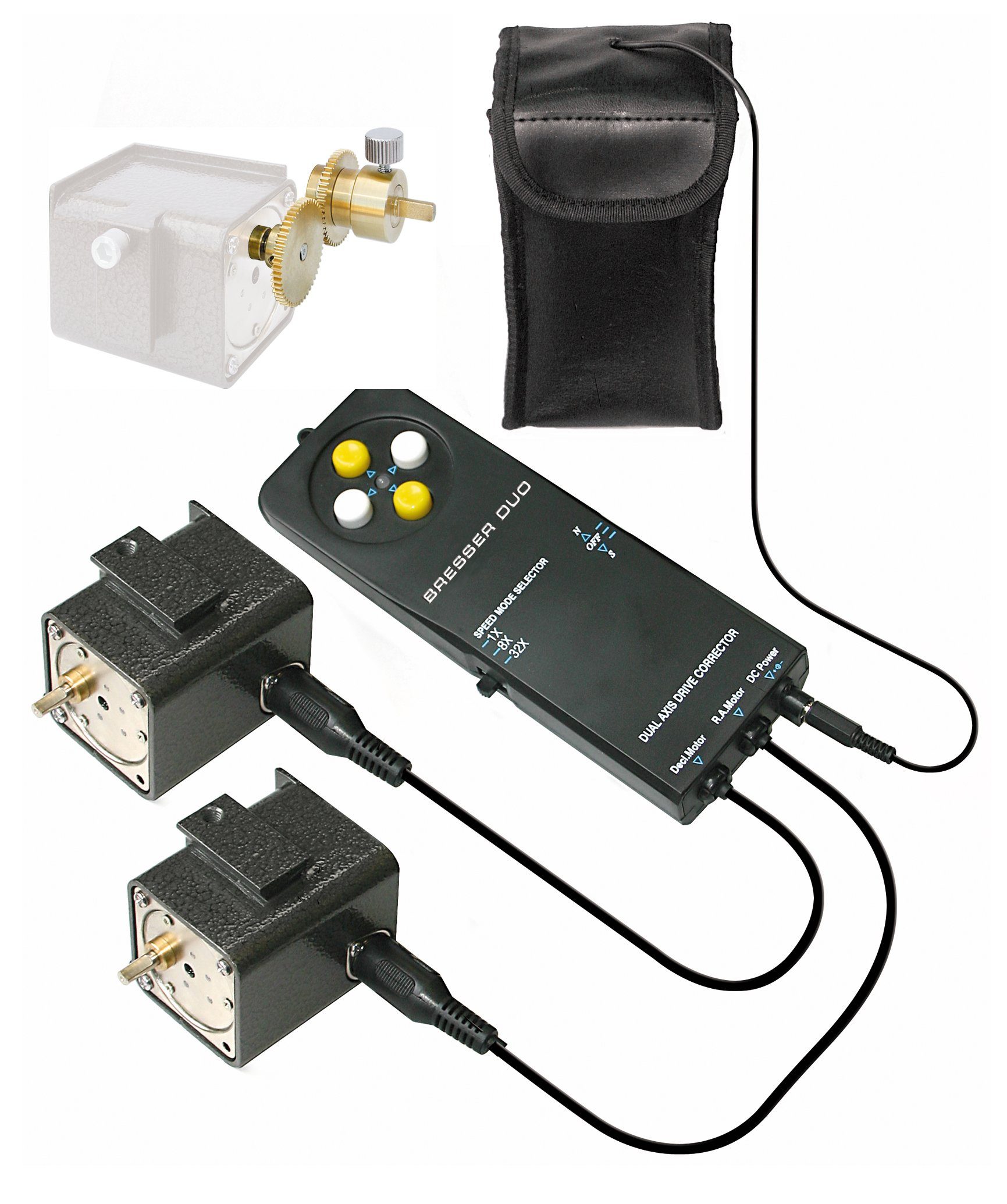 BRESSER Teleskop BRESSER RA/DEC-Motor Duo für EXOS-2 und EQ/MON-2