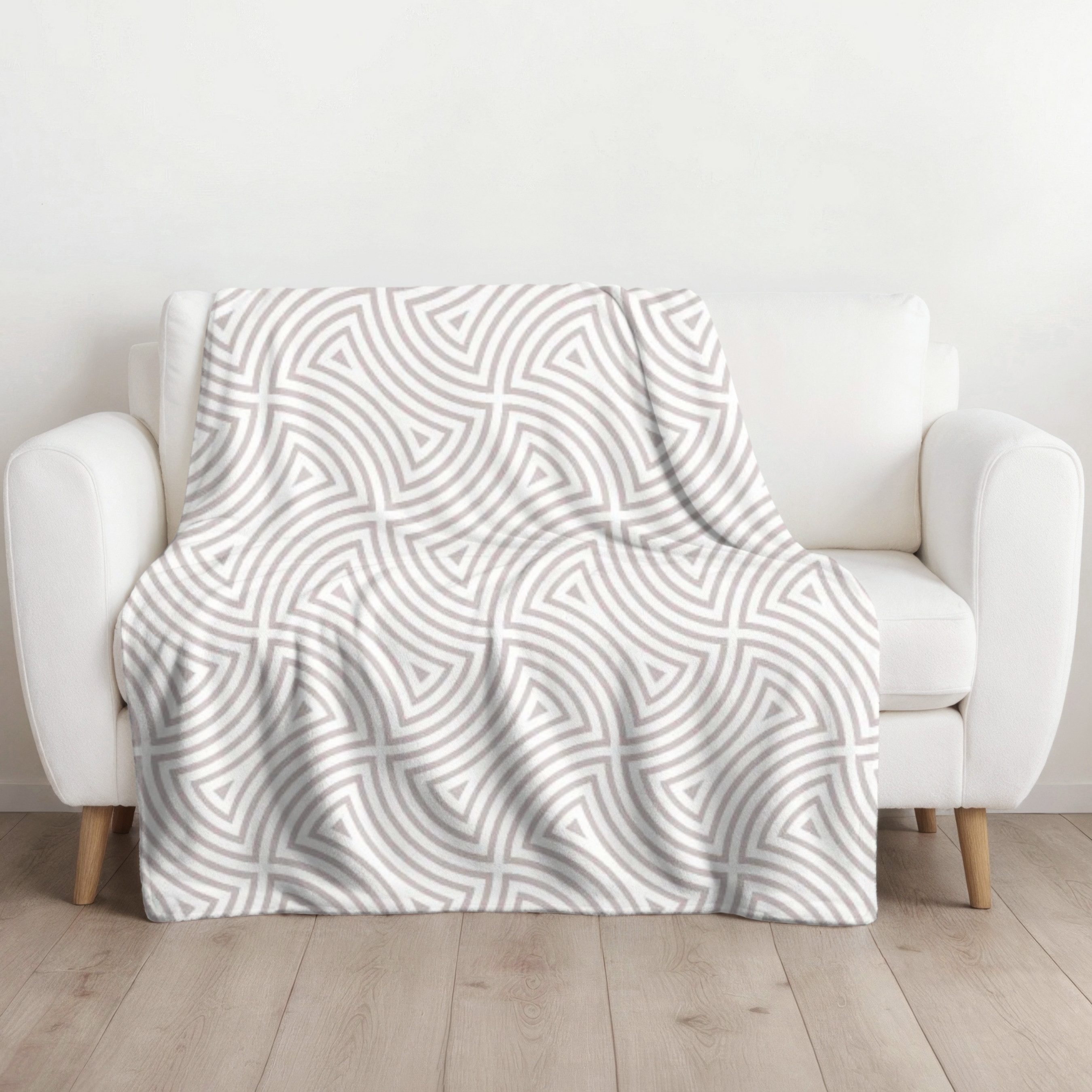Wohndecke zweifarbiges Design zum Wenden, MTOnlinehandel, günstig online kaufen