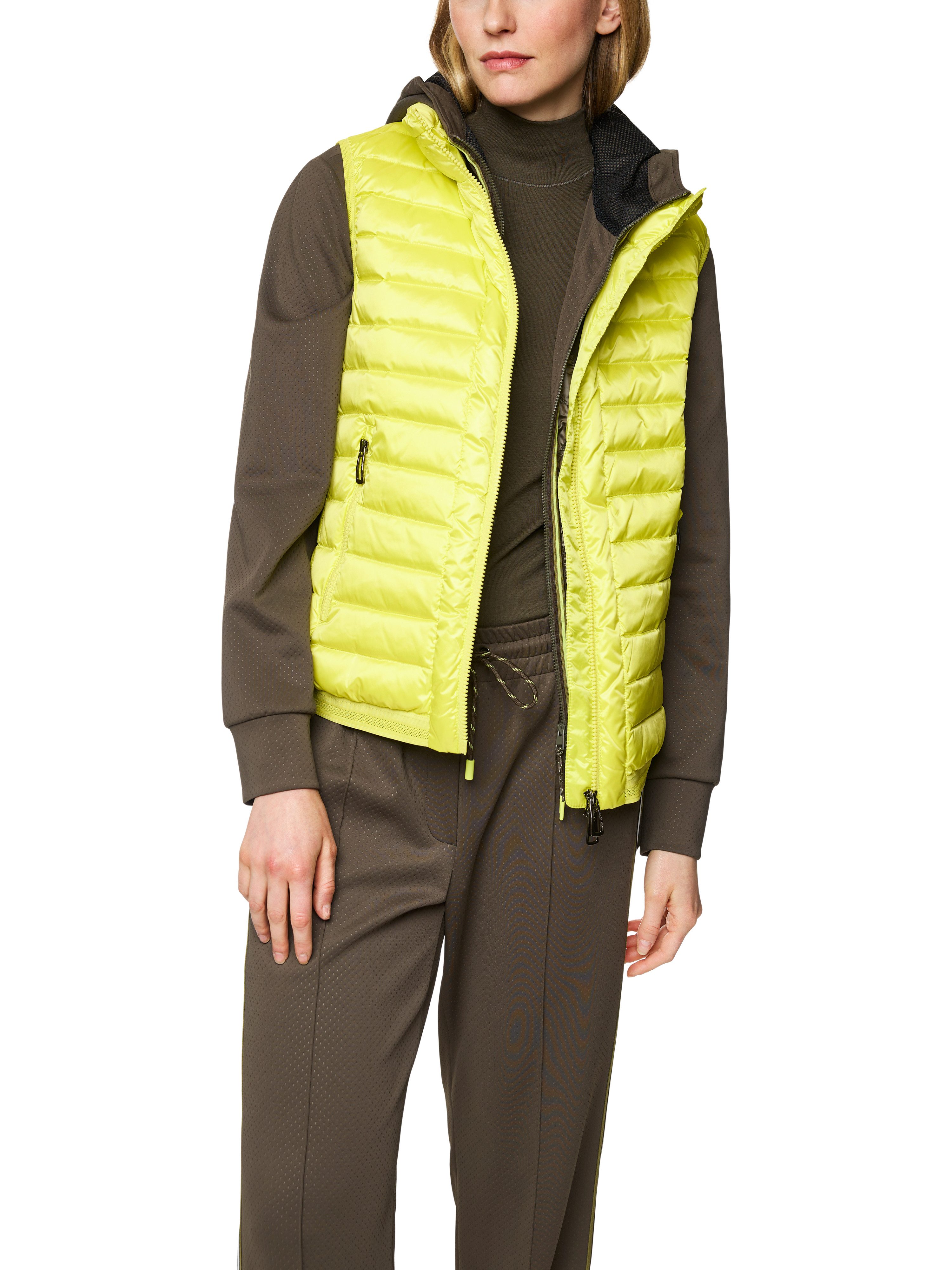 Marc Cain Steppweste Leo Hike Premium Damenmode Stehkragen, 2-Wege-Reißvers günstig online kaufen