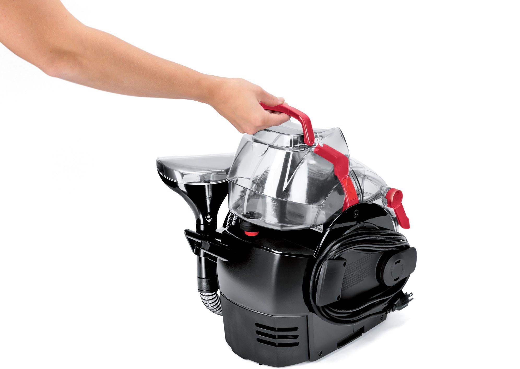 Bissell Wasch-Sauger 1558N, SpotClean Pro, leistungsstark, Dual-XLTank, >15kPa, 750 W, beutellos, reinigt Flecken auf Teppich, Polster,Treppe & Autositz wie ein Profi