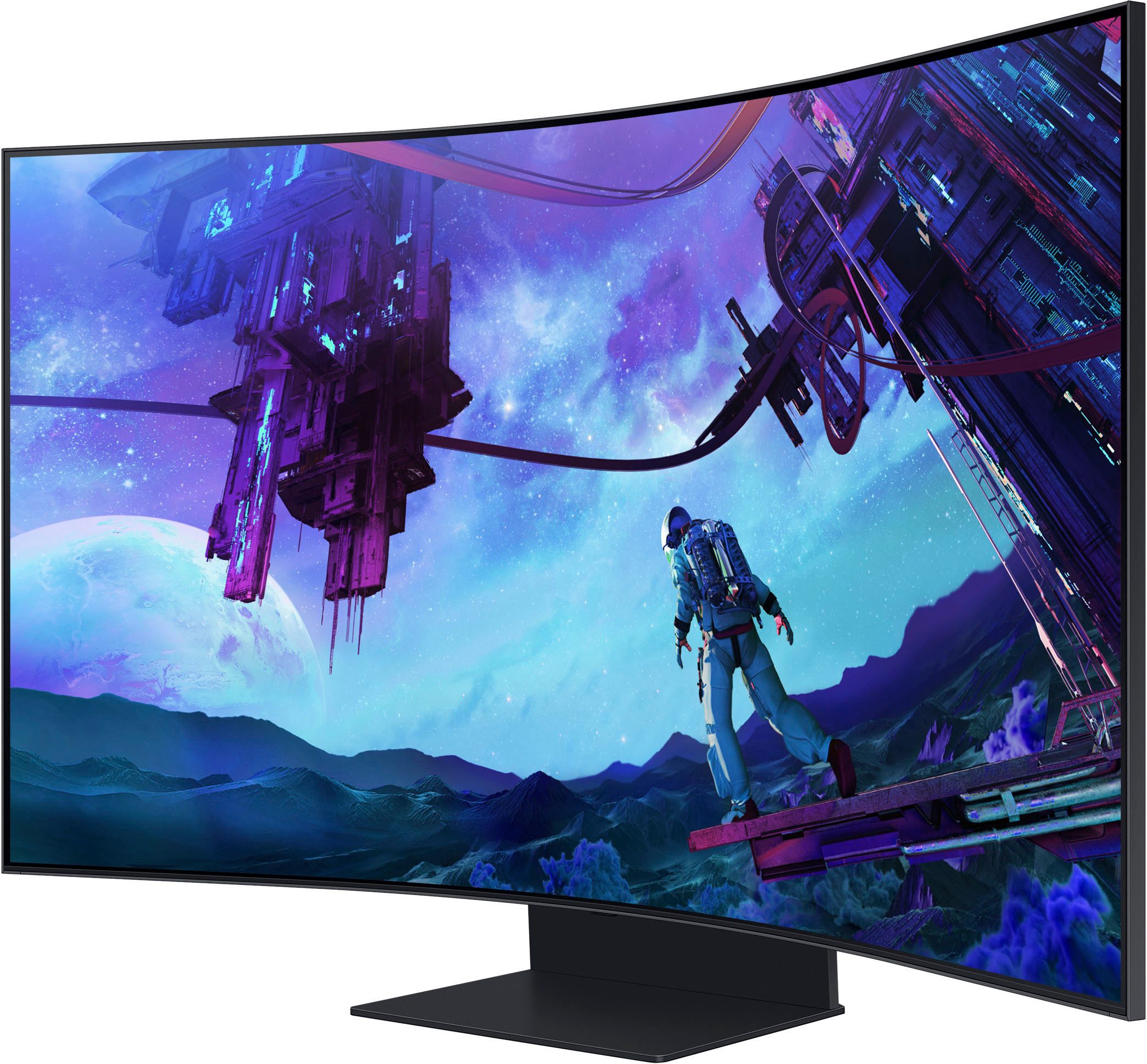 Samsung S55CG970NU Curved-Gaming-Monitor (138 cm/55 ", 3840 x 2160 px, 4K Ultra HD, 1 ms Reaktionszeit, 165 Hz, VA LED)