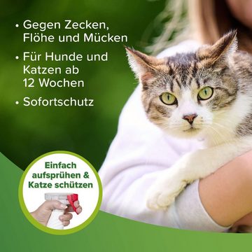 beaphar Zeckenhalsband Zecken- und Flohschutz Spray für Katzen 400 ml
