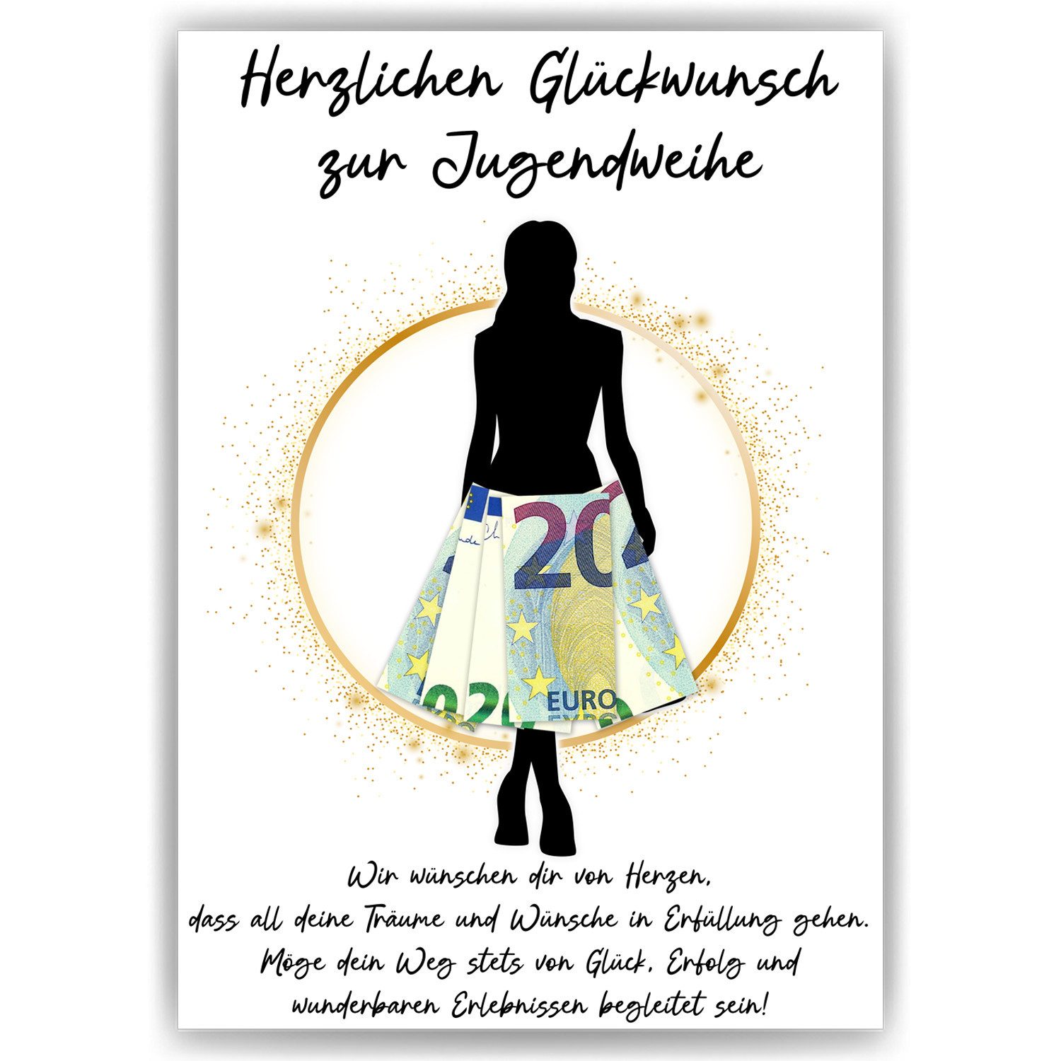 Tigerlino Poster Jugendweihe Geschenk Mädchen Geldgeschenk günstig online kaufen
