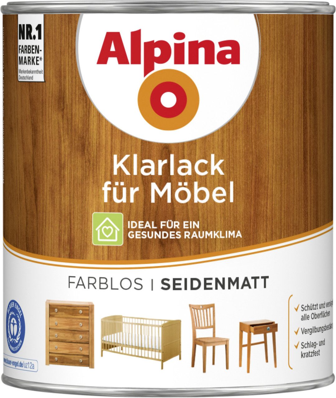 Alpina Klarlack Alpina Klarlack für Möbel 750 ml farblos